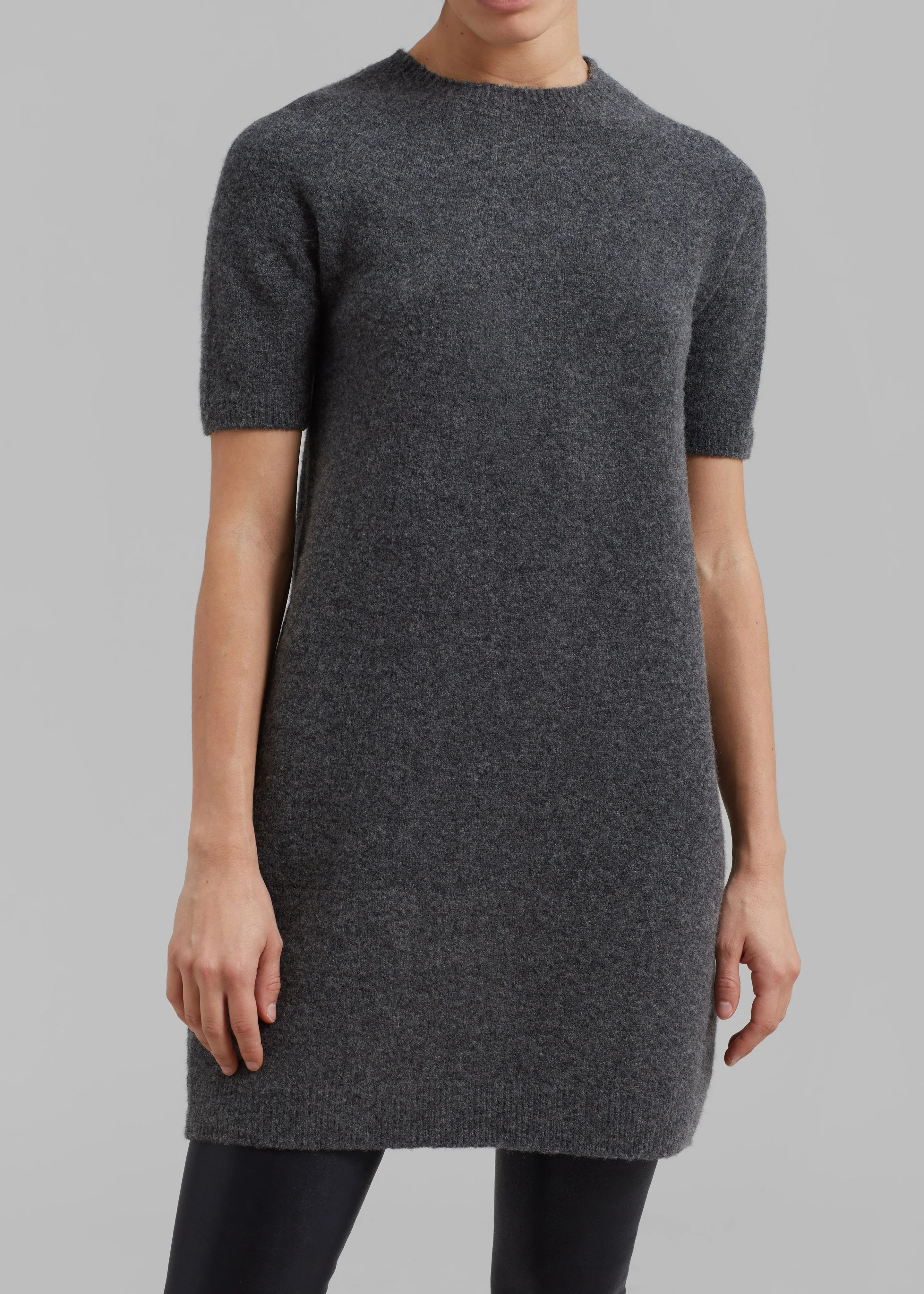 Faye Wool Mini Dress - Charcoal sold by Frankie Shop product image thumbnail 4