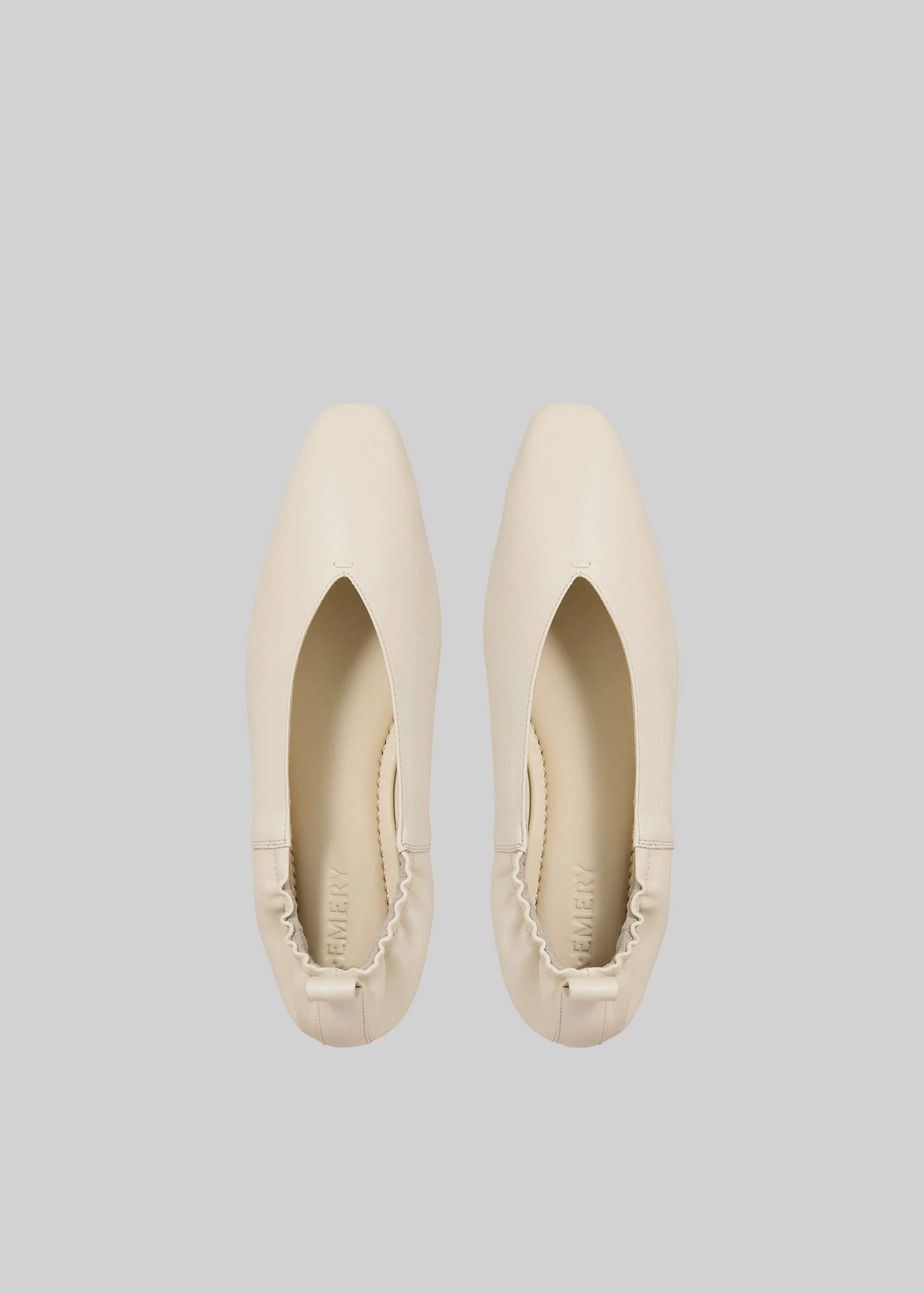 A.Emery Brie Flats - Eggshell sold by Frankie Shop