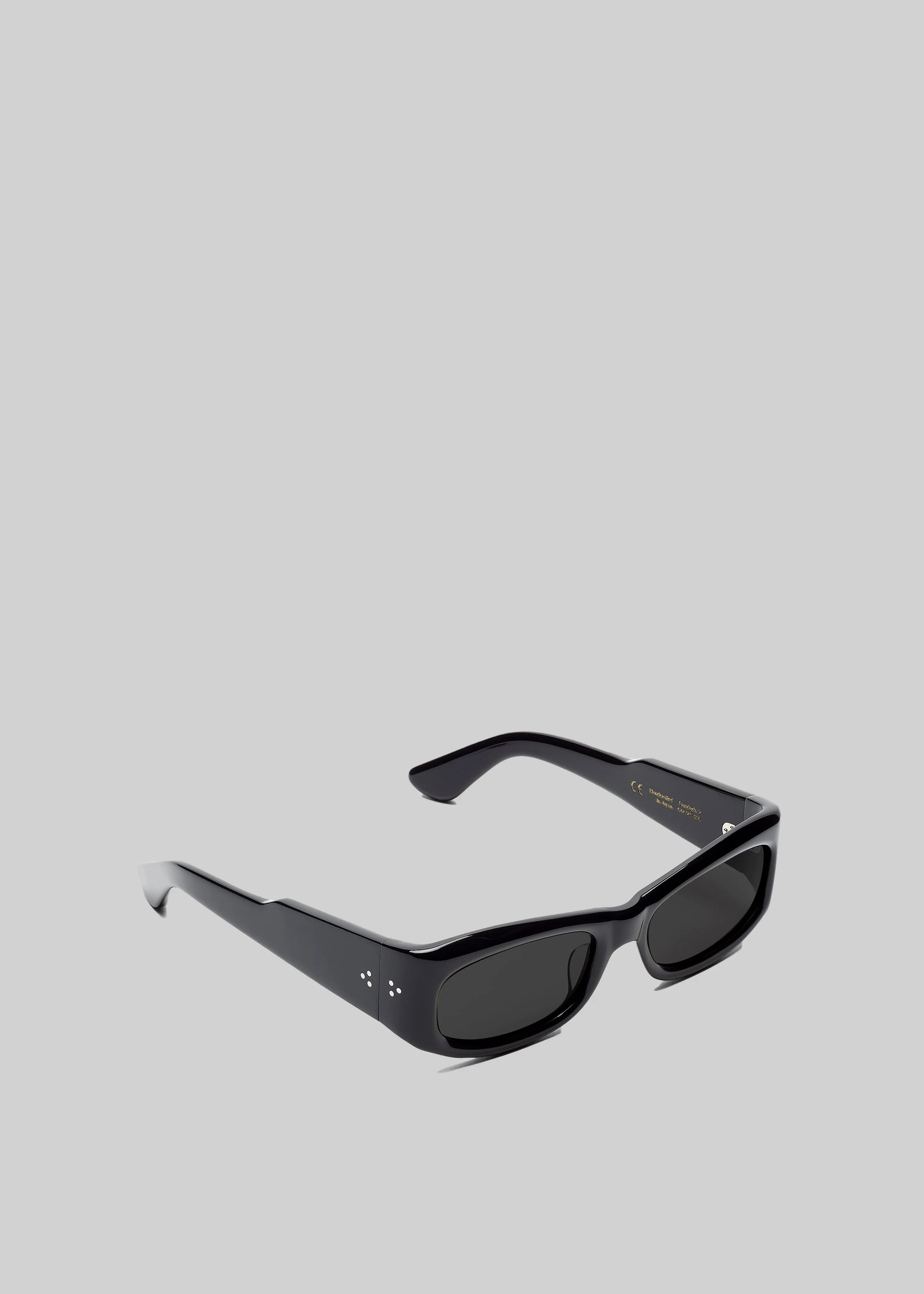 Port Tanger Saudade II Sunglasses - Black Acetate/Black Lens sold by Frankie Shop product image thumbnail 4