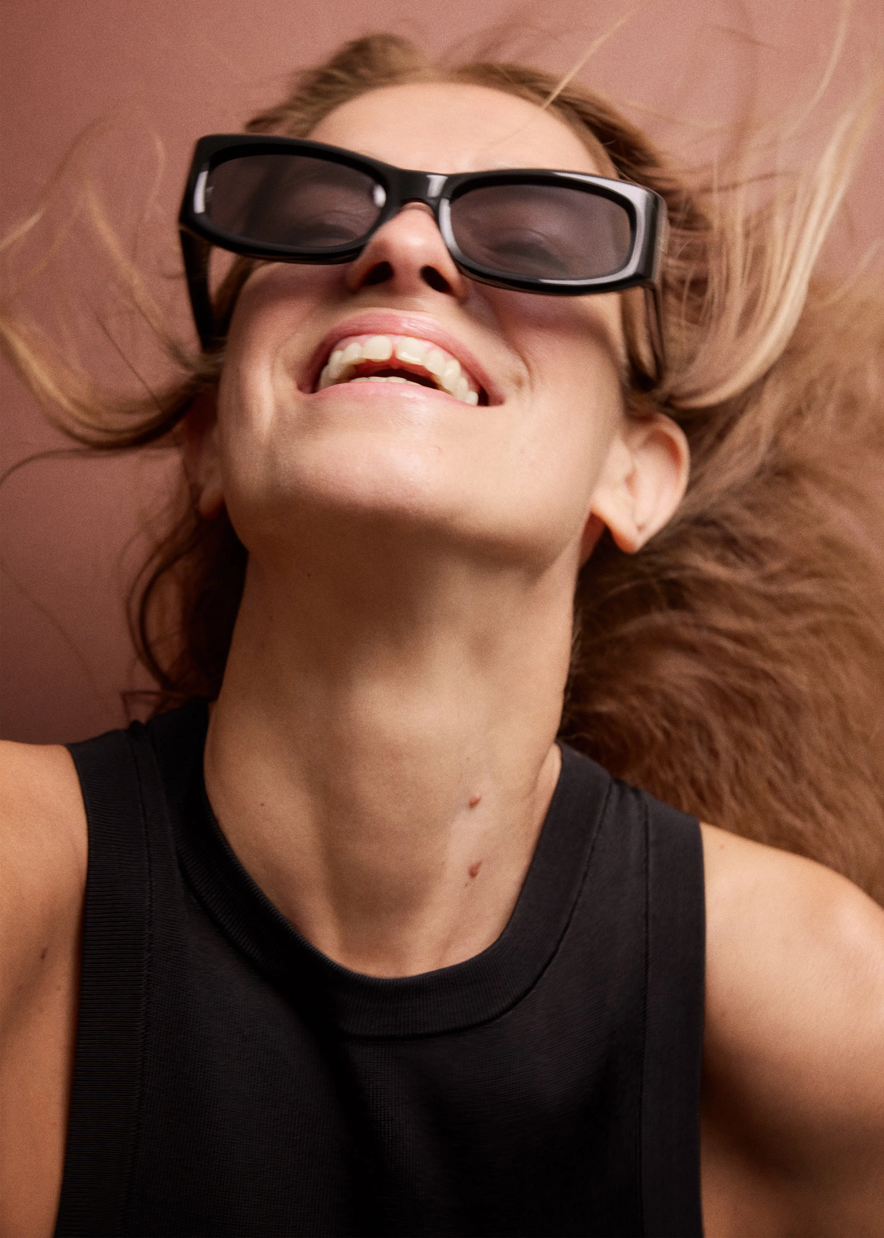 Port Tanger Saudade II Sunglasses - Black Acetate/Black Lens sold by Frankie Shop