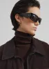 Port Tanger Hads Sunglasses - Black Acetate/Tobacco Lens sold by Frankie Shop