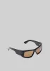Port Tanger Hads Sunglasses - Black Acetate/Tobacco Lens sold by Frankie Shop