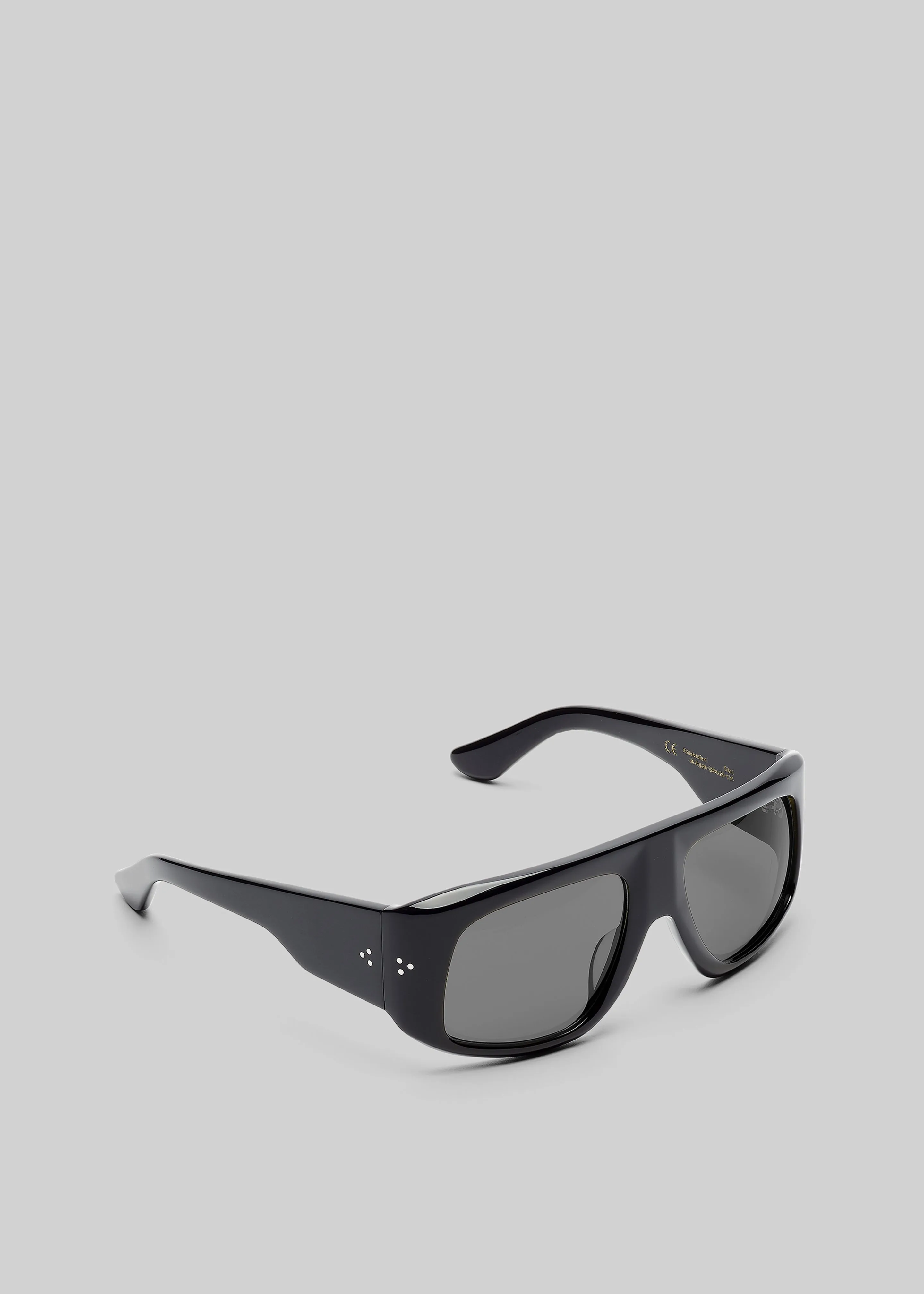 Port Tanger Dhat Sunglasses - Black Acetate/Black Lens sold by Frankie Shop product image thumbnail 3