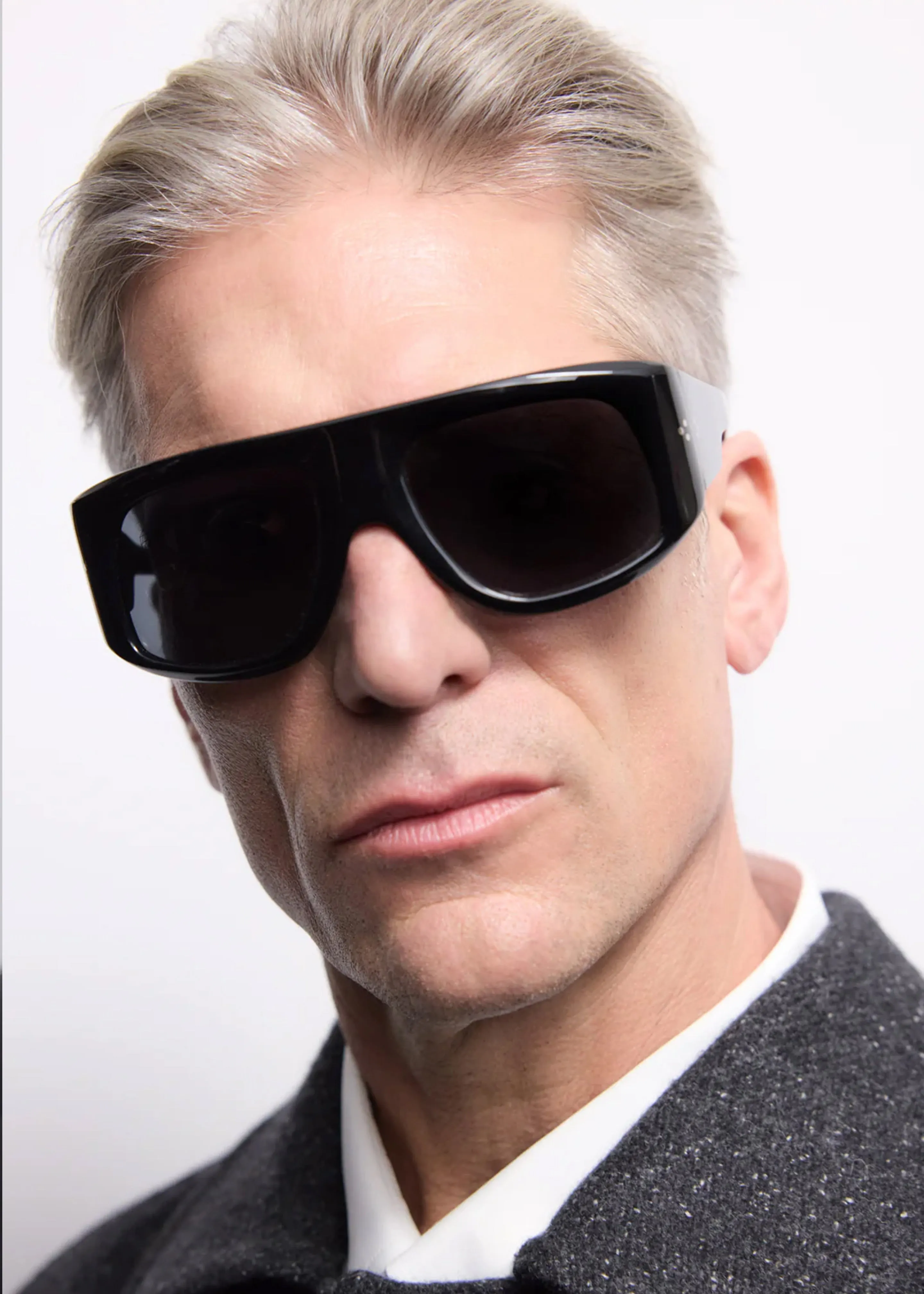 Port Tanger Dhat Sunglasses - Black Acetate/Black Lens sold by Frankie Shop product image thumbnail 4