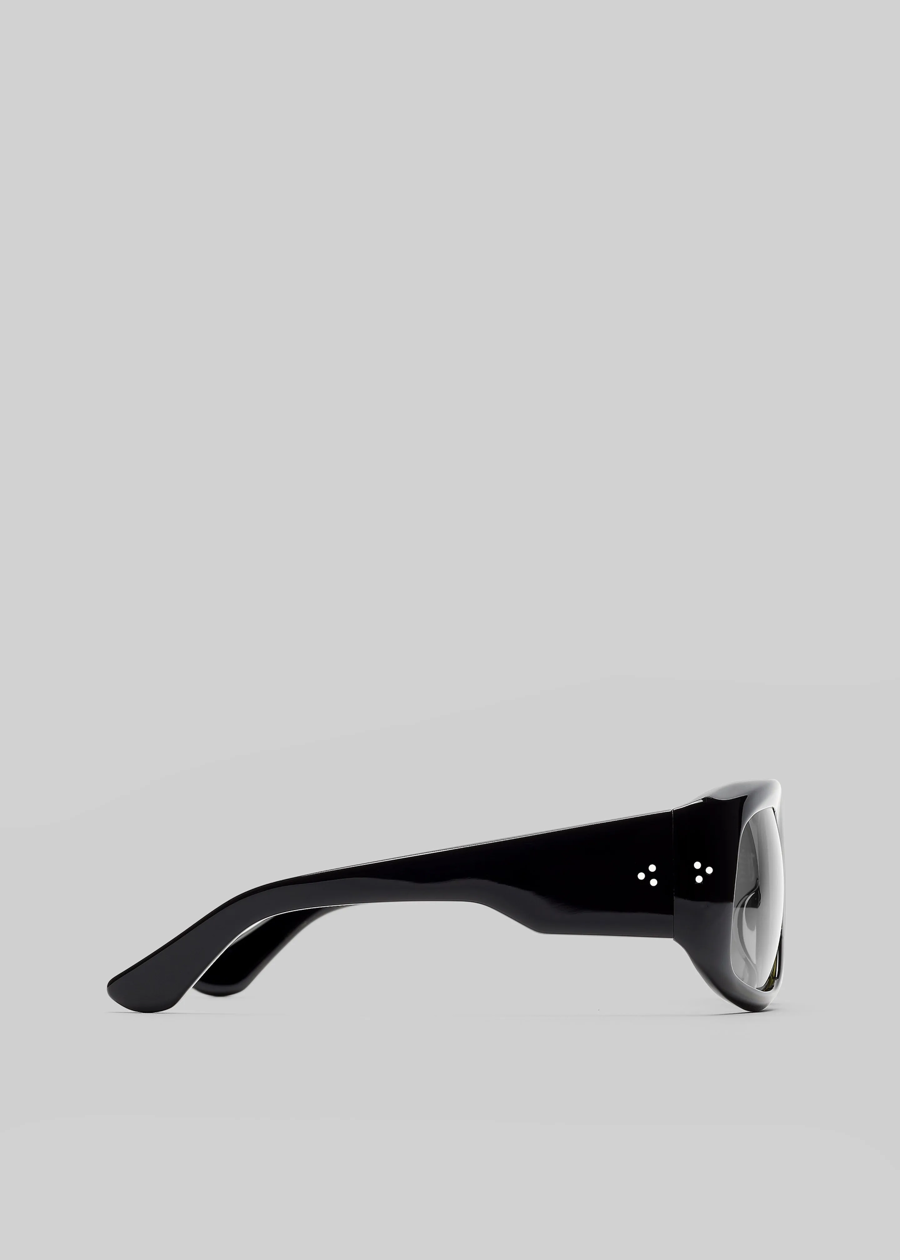 Port Tanger Dhat Sunglasses - Black Acetate/Black Lens sold by Frankie Shop product image thumbnail 5