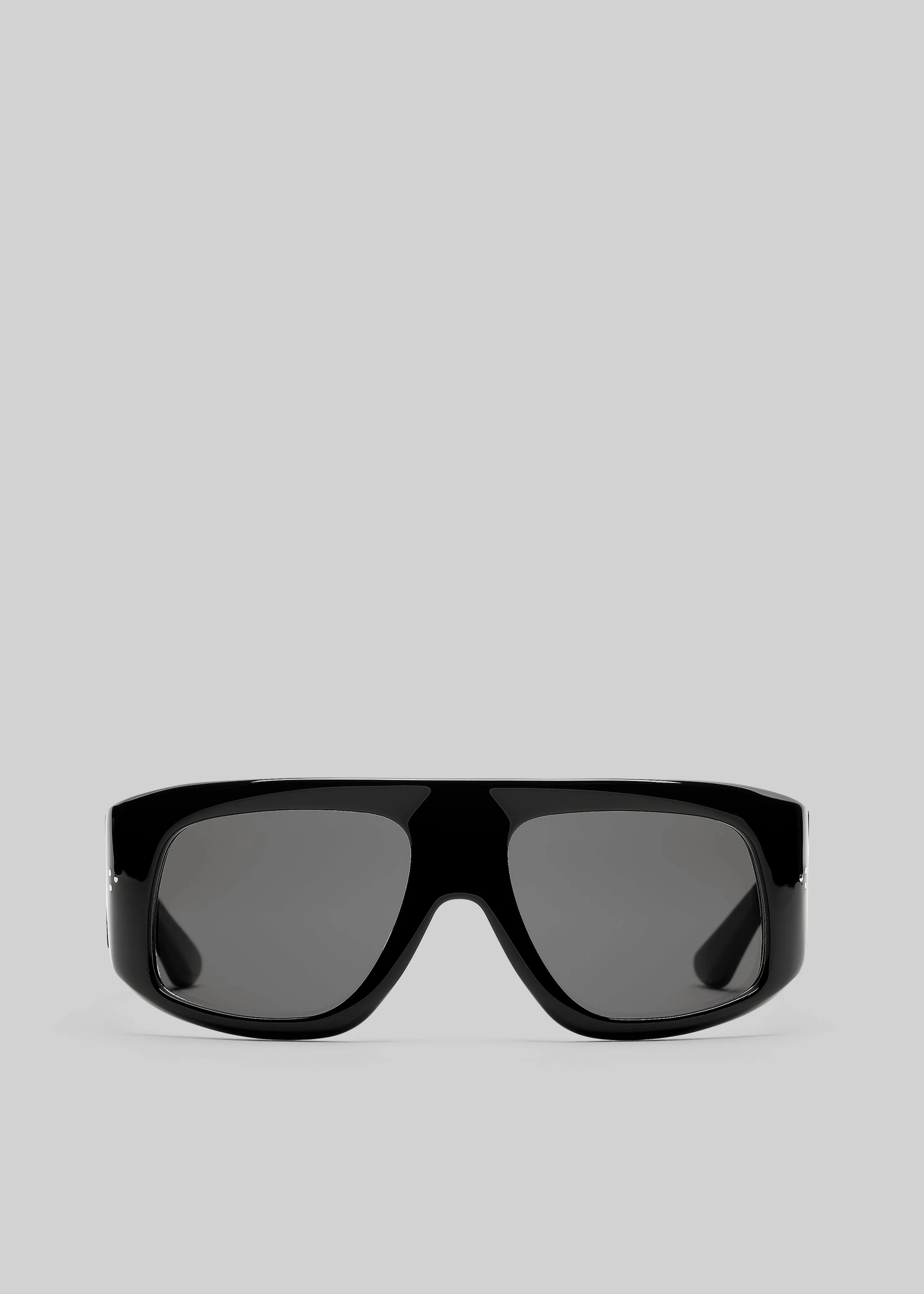 Port Tanger Dhat Sunglasses - Black Acetate/Black Lens sold by Frankie Shop