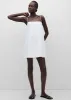 Matteau Square Cami Mini Dress - White sold by Frankie Shop