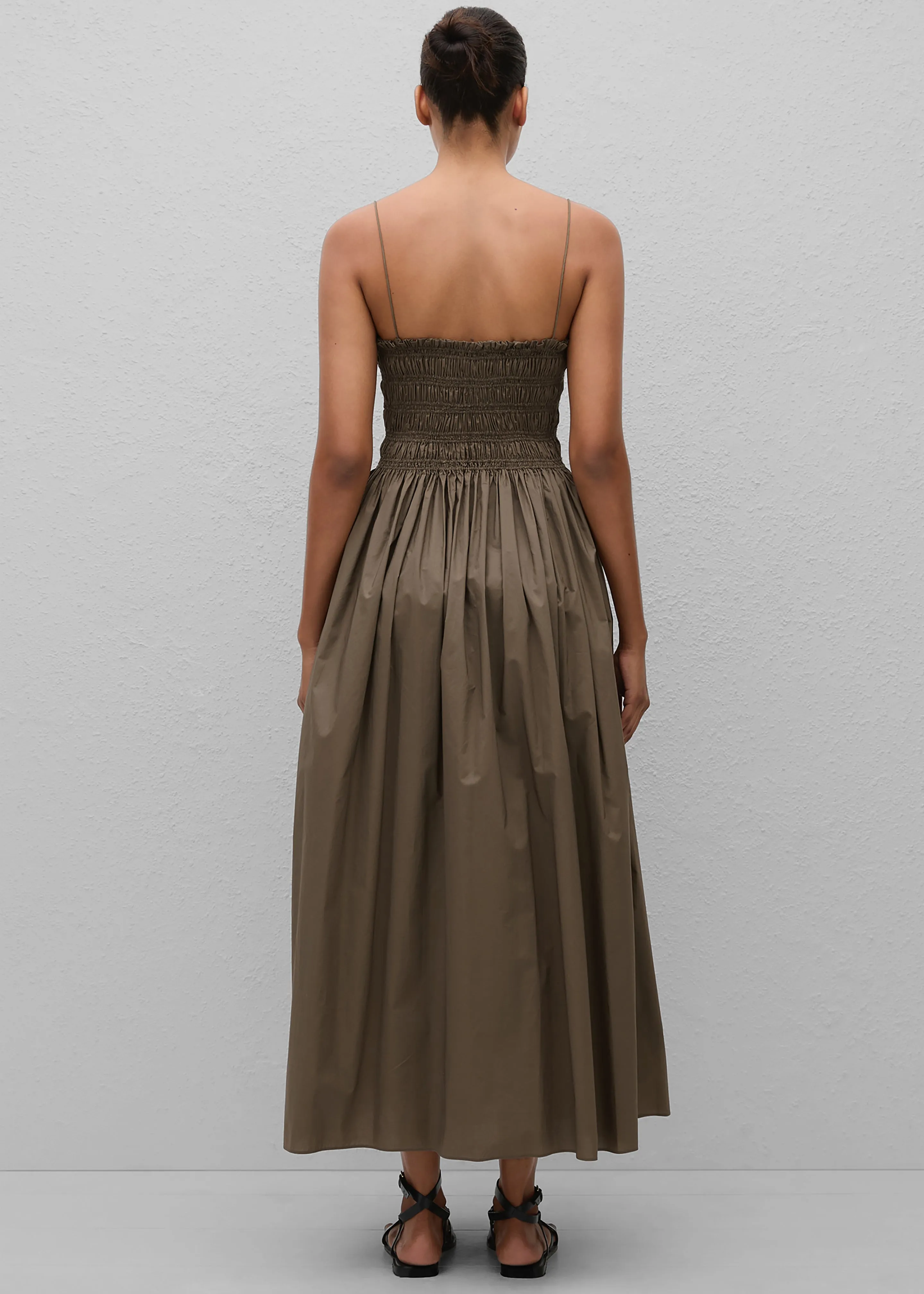 Matteau Shirred Bodice Dress - Birch sold by Frankie Shop product image thumbnail 4