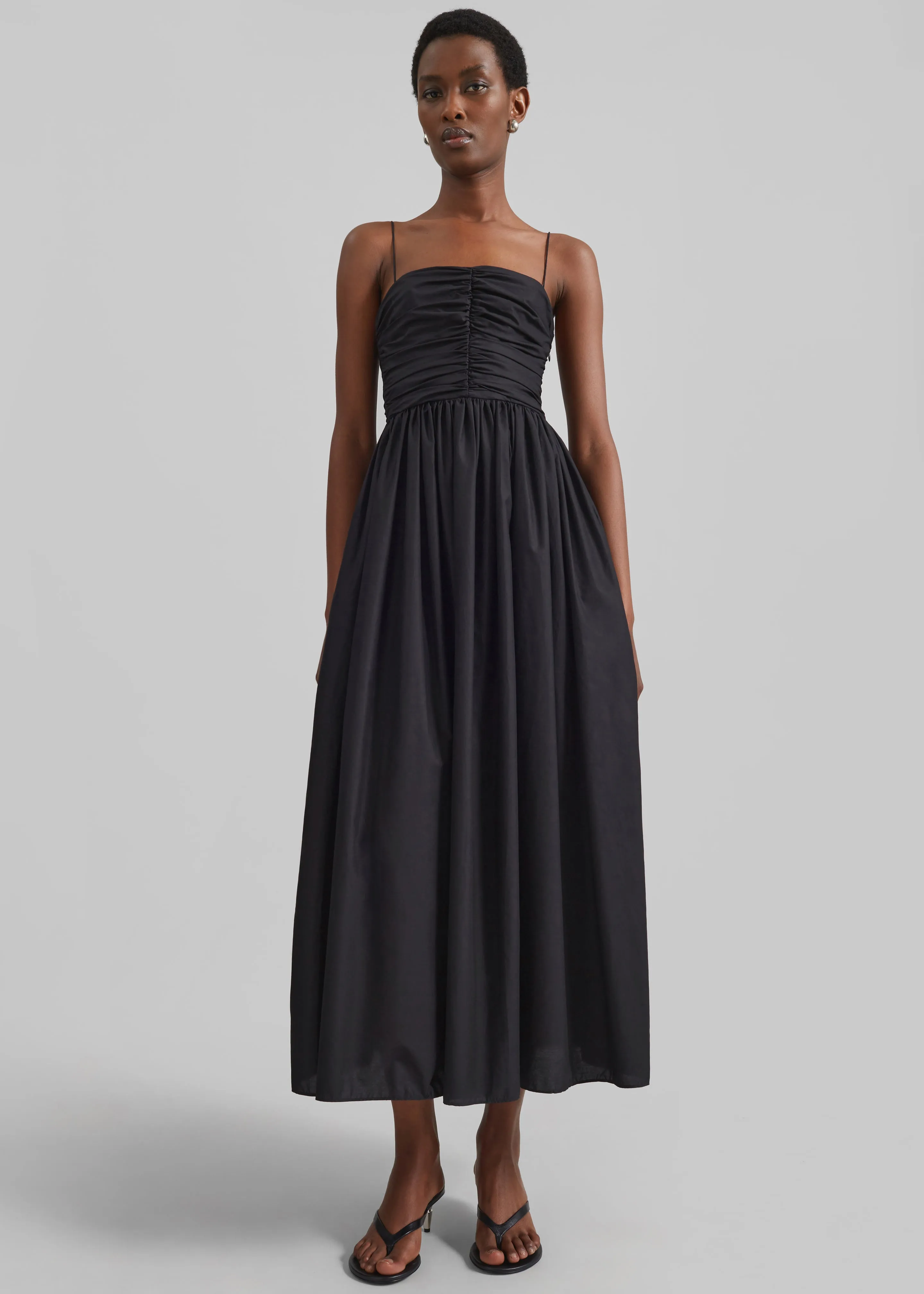 Matteau Gathered Bodice Dress - Black sold by Frankie Shop product image thumbnail 5