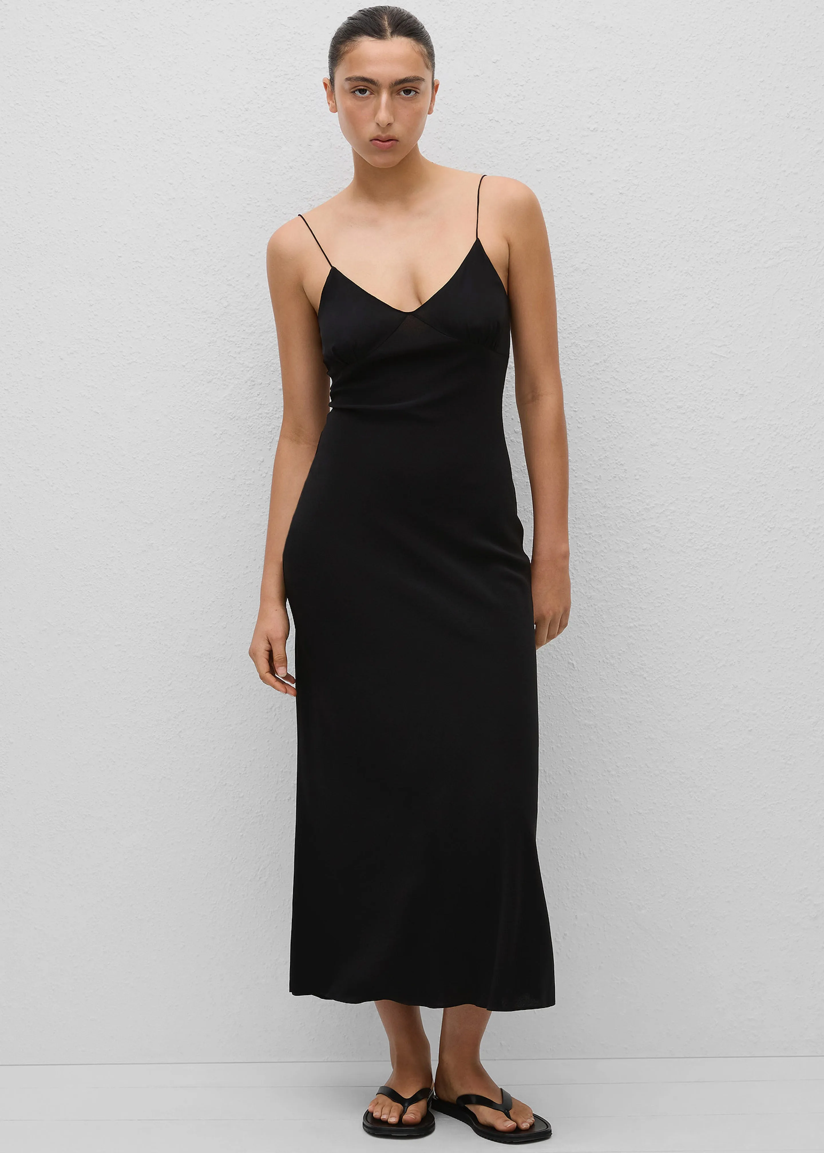 Matteau Low Back Slip Dress - Black sold by Frankie Shop product image thumbnail 4