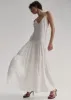 Matin Tiered Cotton Dress - White sold by Frankie Shop