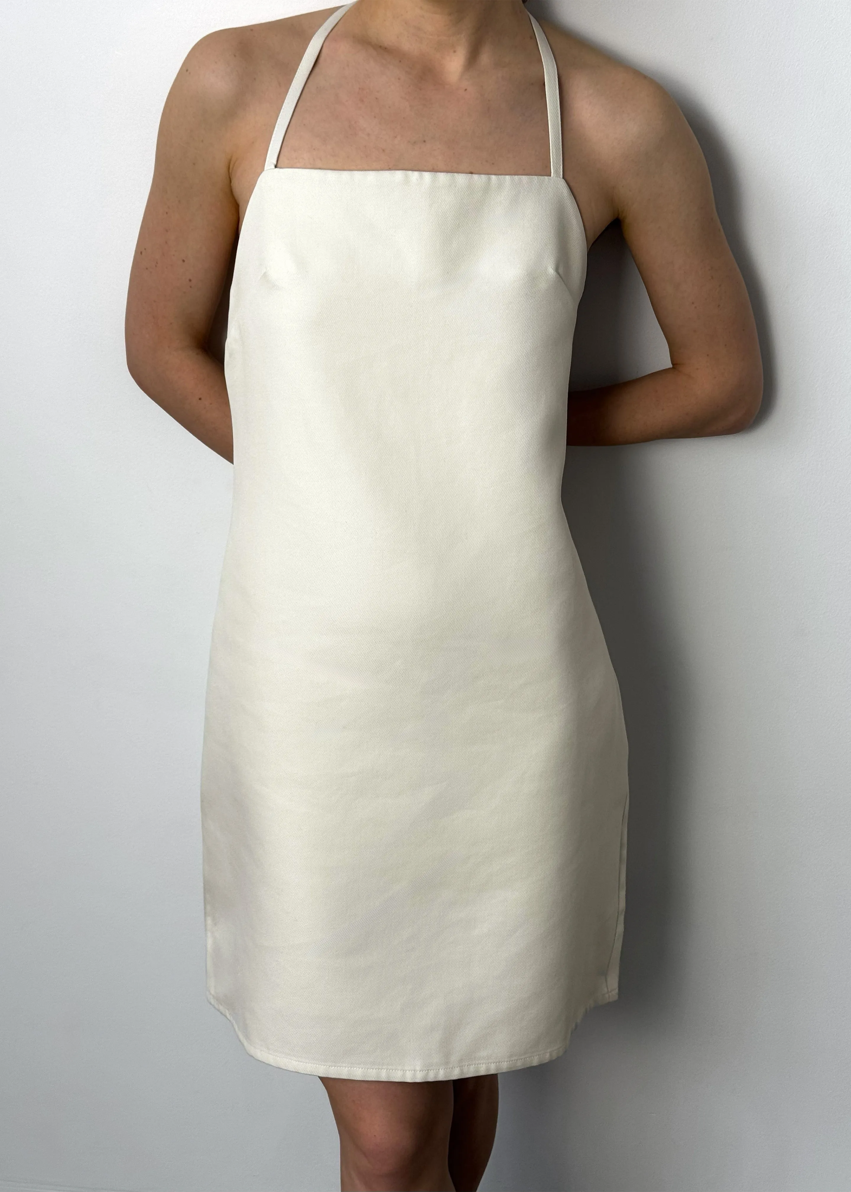 Matin Twill Halter Mini Dress - Natural sold by Frankie Shop product image thumbnail 5