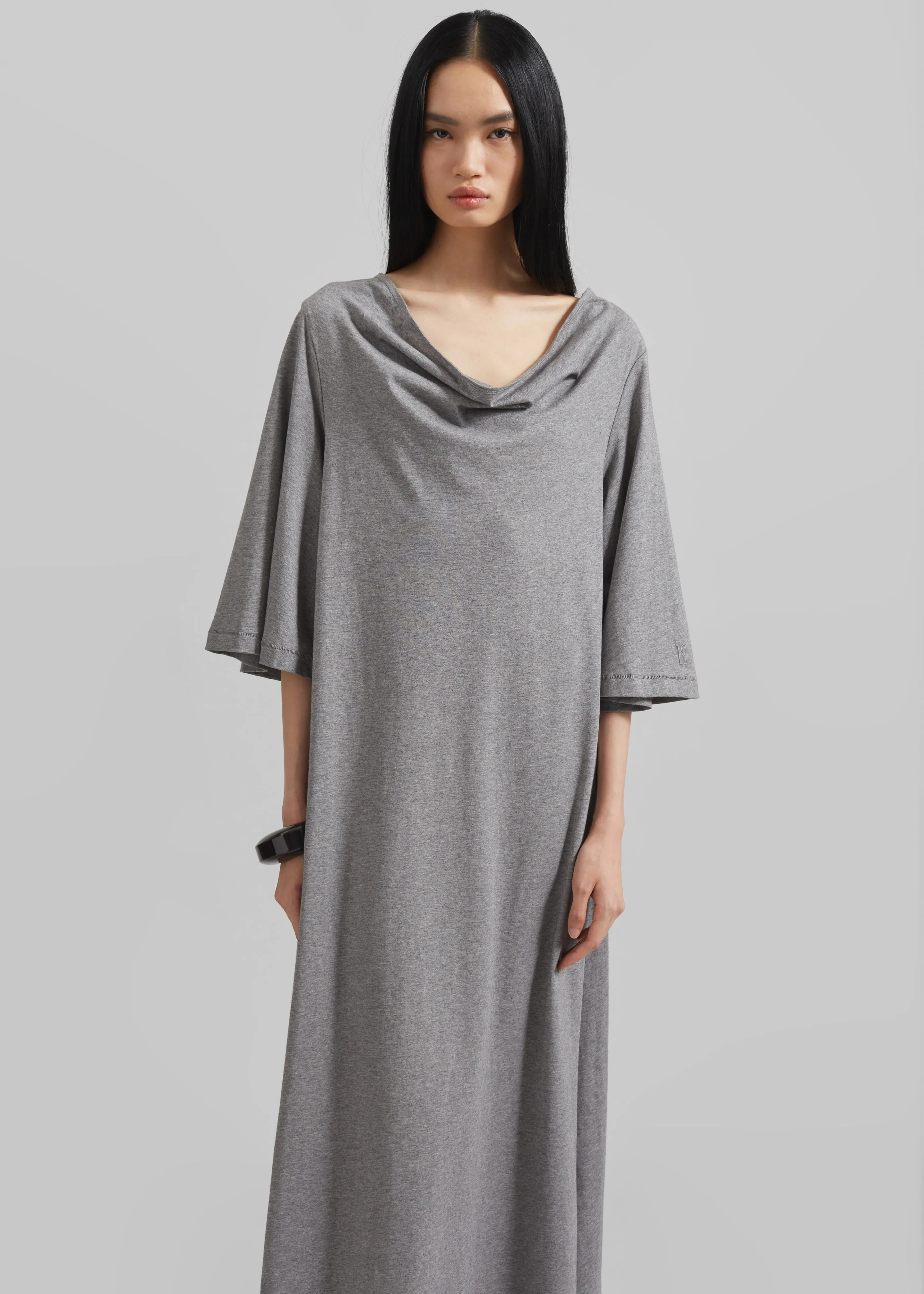 By Malene Birger Yalia Dress - Grey Melange sold by Frankie Shop product image thumbnail 4