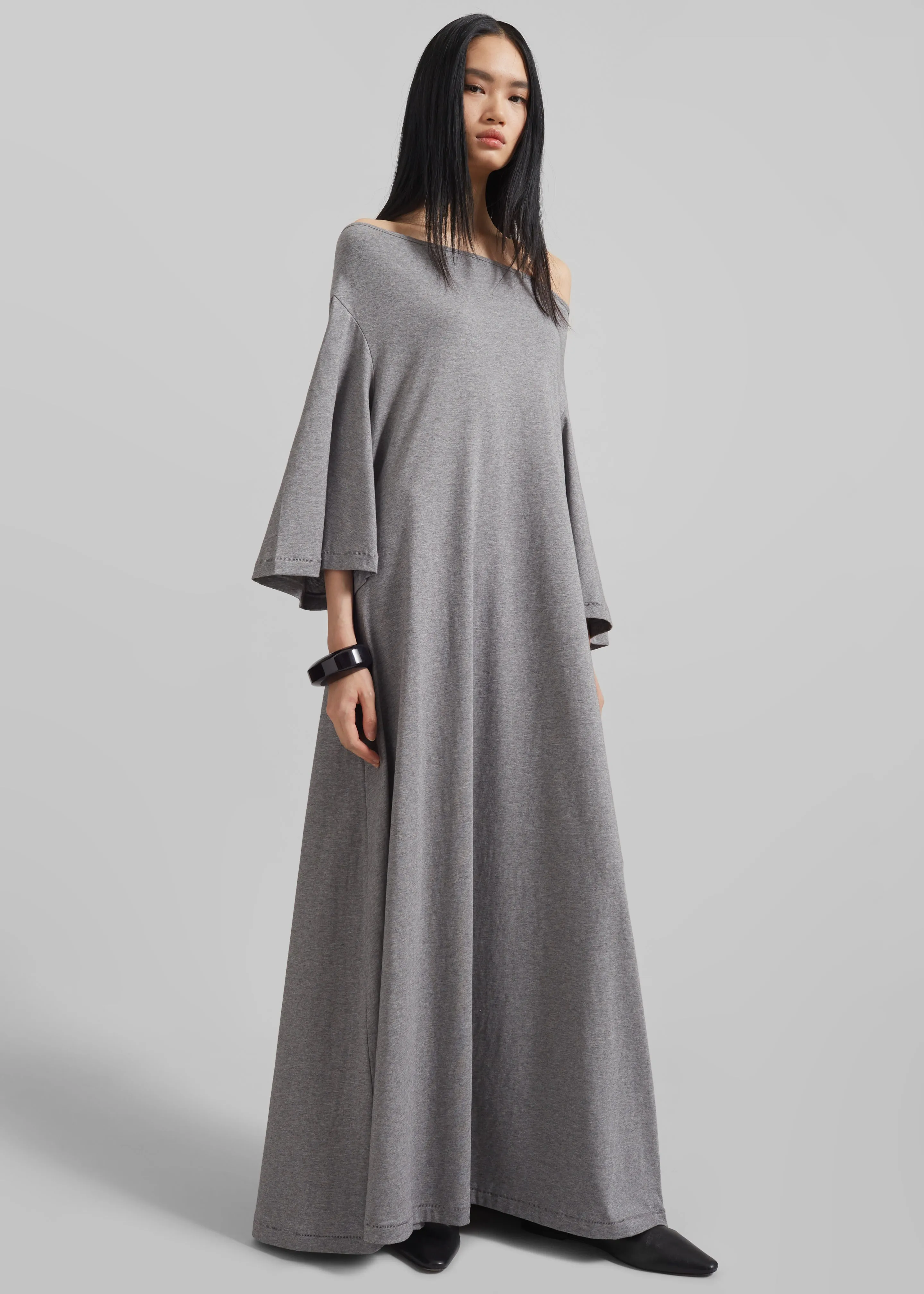 By Malene Birger Yalia Dress - Grey Melange sold by Frankie Shop product image thumbnail 2