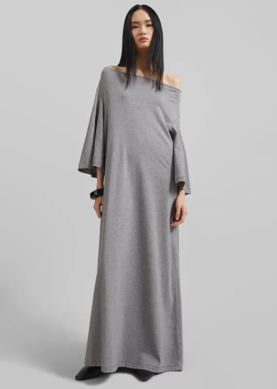 By Malene Birger Yalia Dress - Grey Melange sold by Frankie Shop