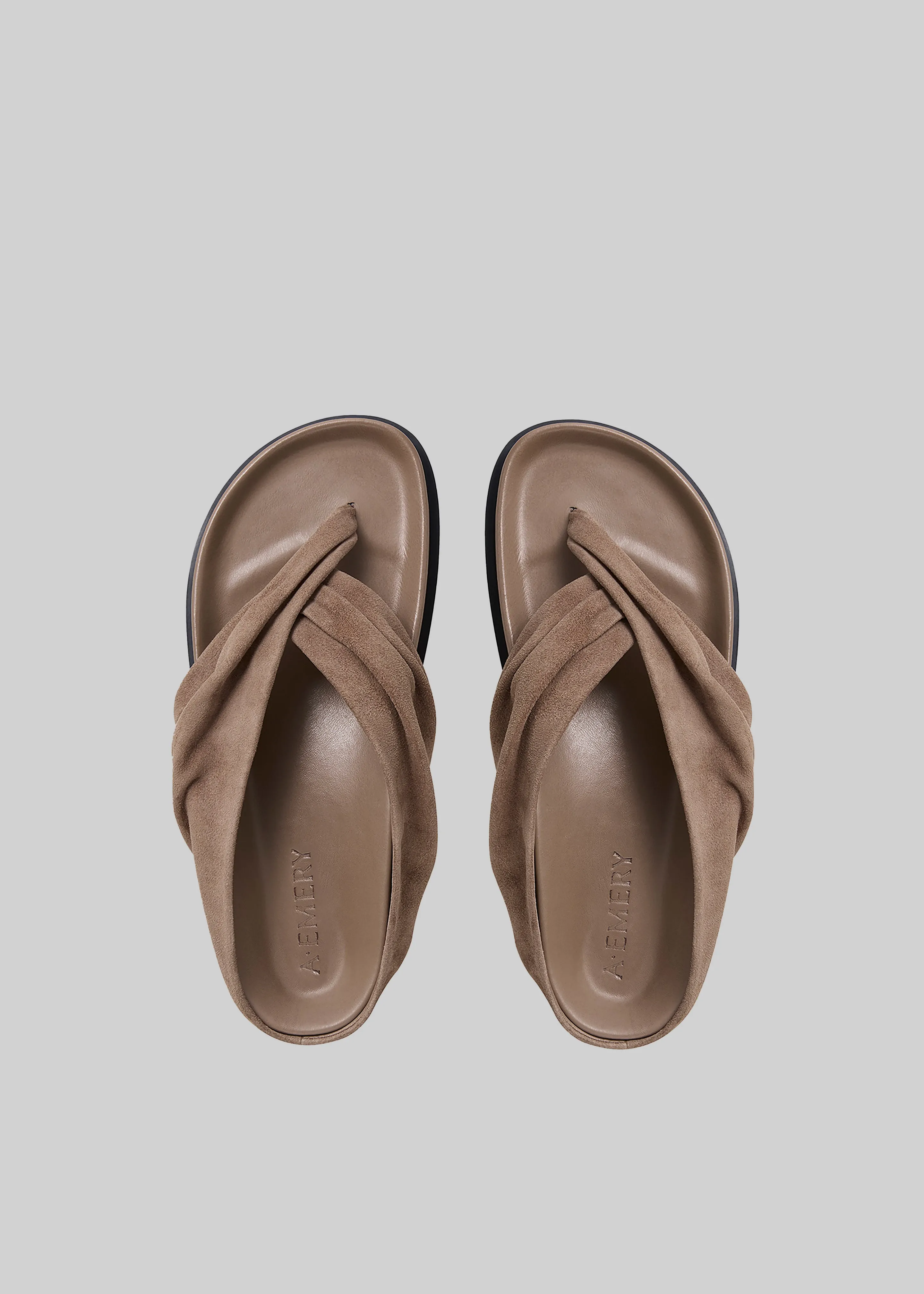 A.Emery Shaw Sandals - Caribou Suede sold by Frankie Shop