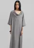 By Malene Birger Yalia Maxi Dress - Grey Melange sold by Frankie Shop