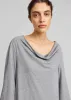 By Malene Birger Yalia Maxi Dress - Grey Melange sold by Frankie Shop