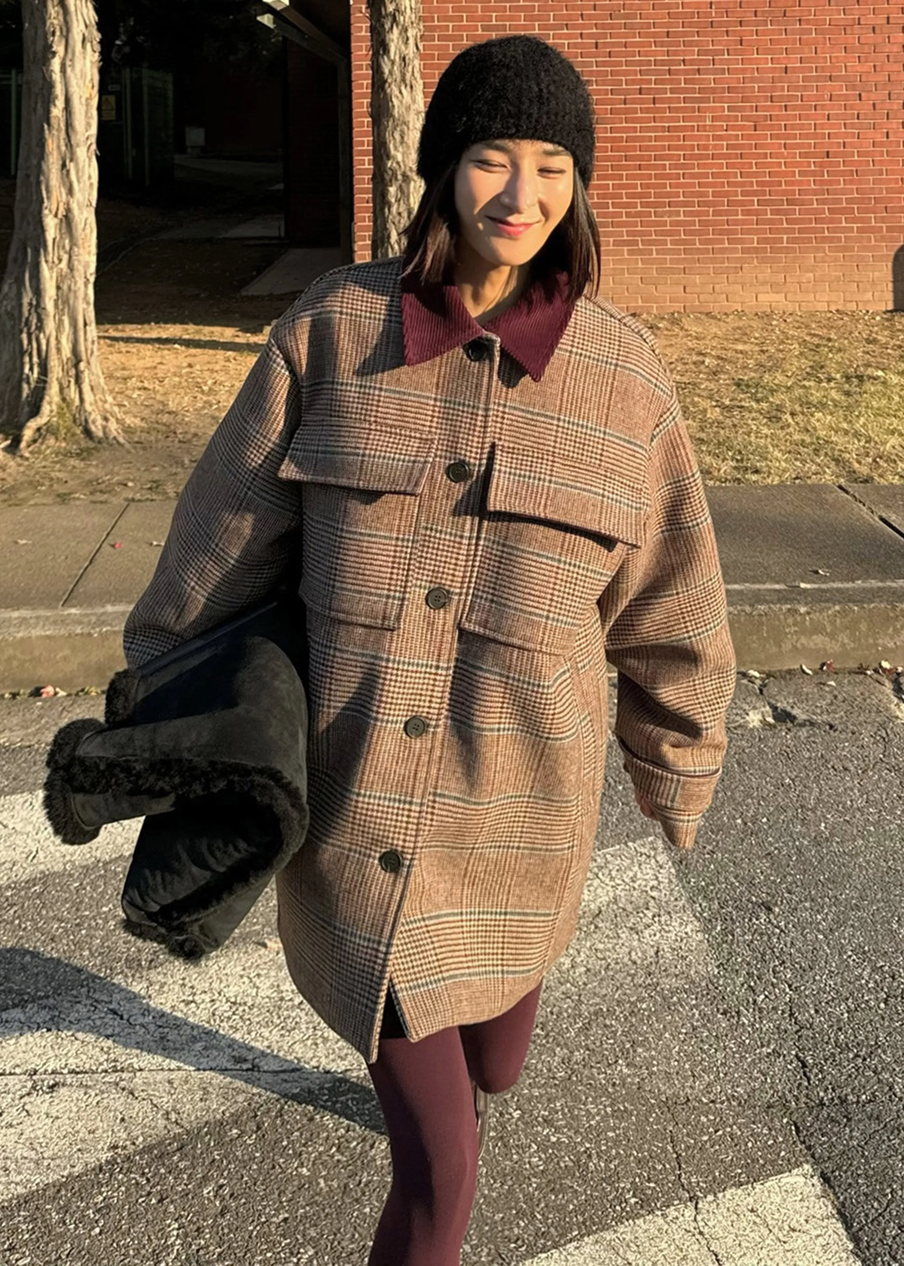 Selworth Plaid Wool Jacket - Multicolor sold by Frankie Shop product image thumbnail 3