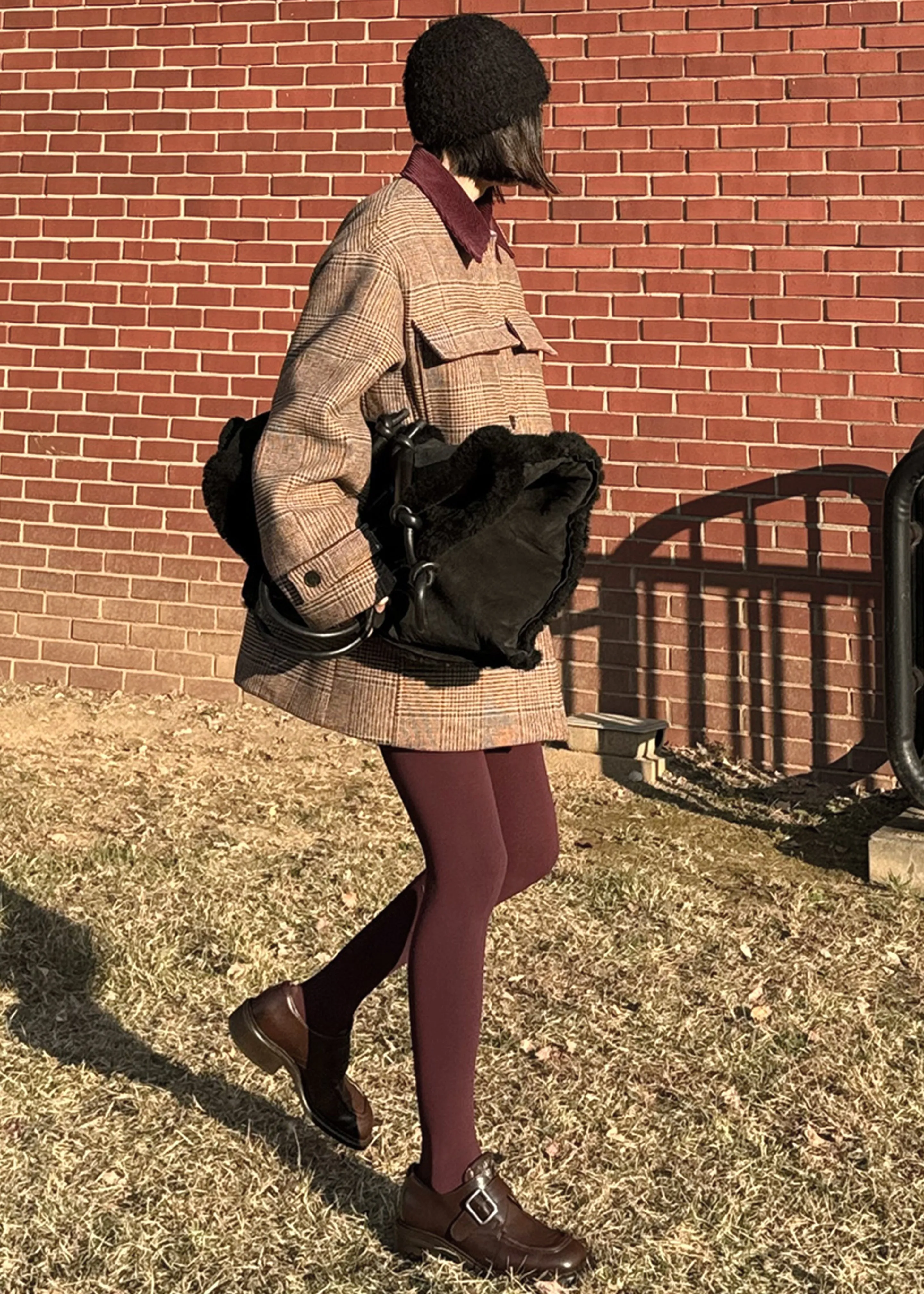 Selworth Plaid Wool Jacket - Multicolor sold by Frankie Shop