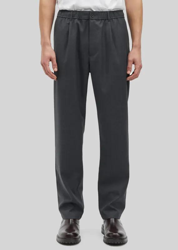 Samsøe Samsøe Sabertil Trousers - Dark Grey Melange sold by Frankie Shop