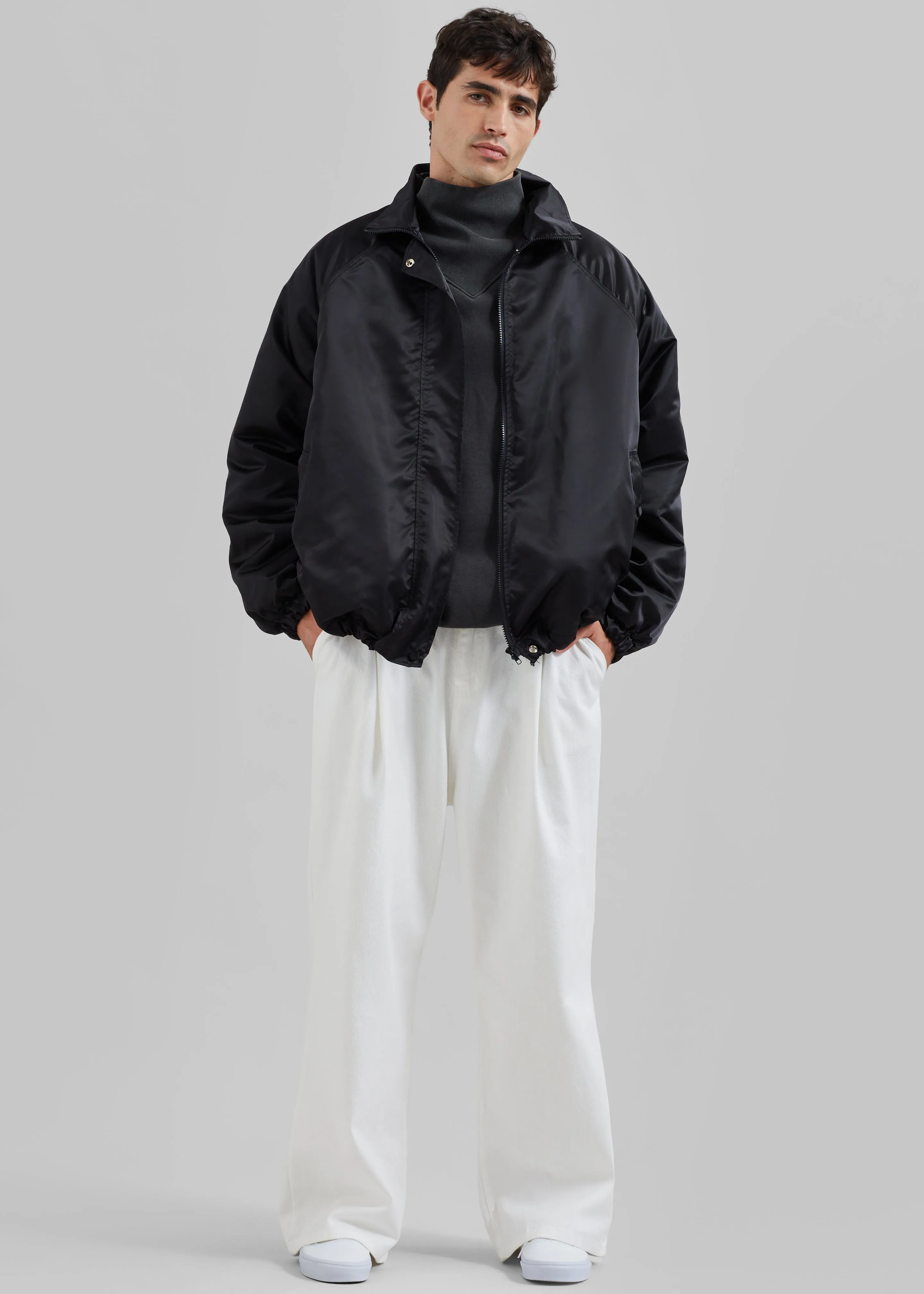 Abel Windbreaker - Black sold by Frankie Shop product image thumbnail 3