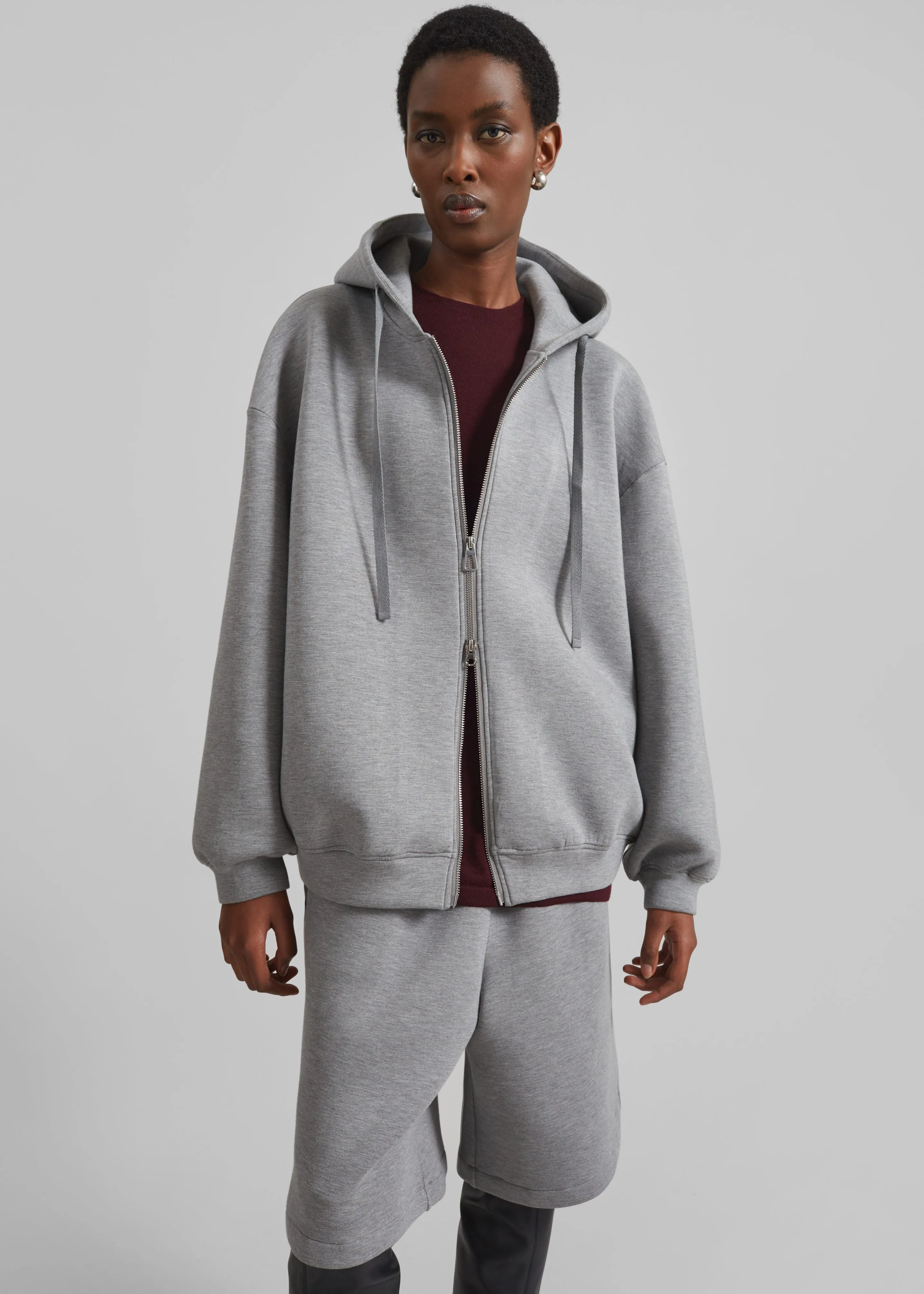 Rian Oversized Hoodie - Grey sold by Frankie Shop product image thumbnail 5