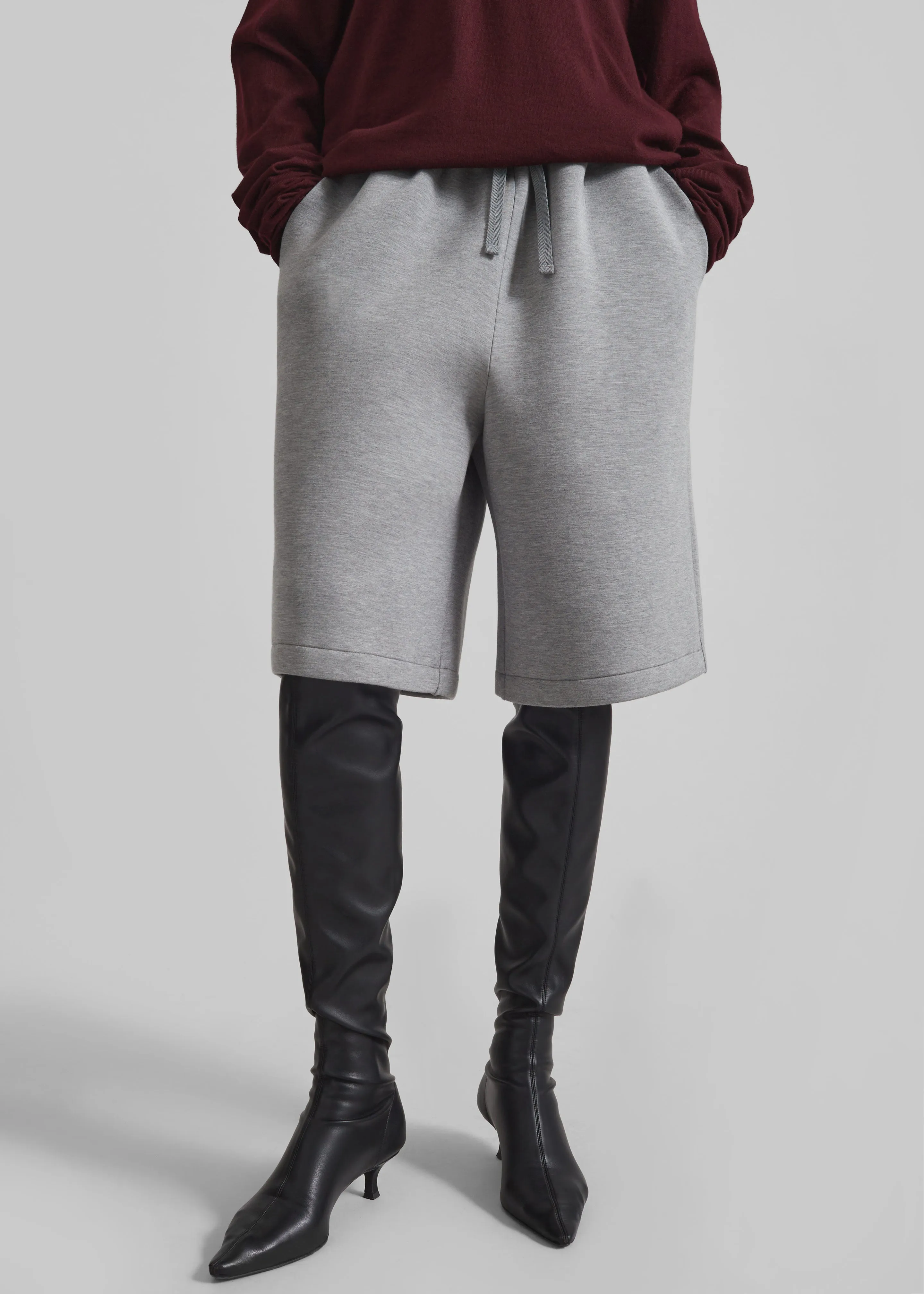 Rian Sweatshorts - Grey sold by Frankie Shop product image thumbnail 2