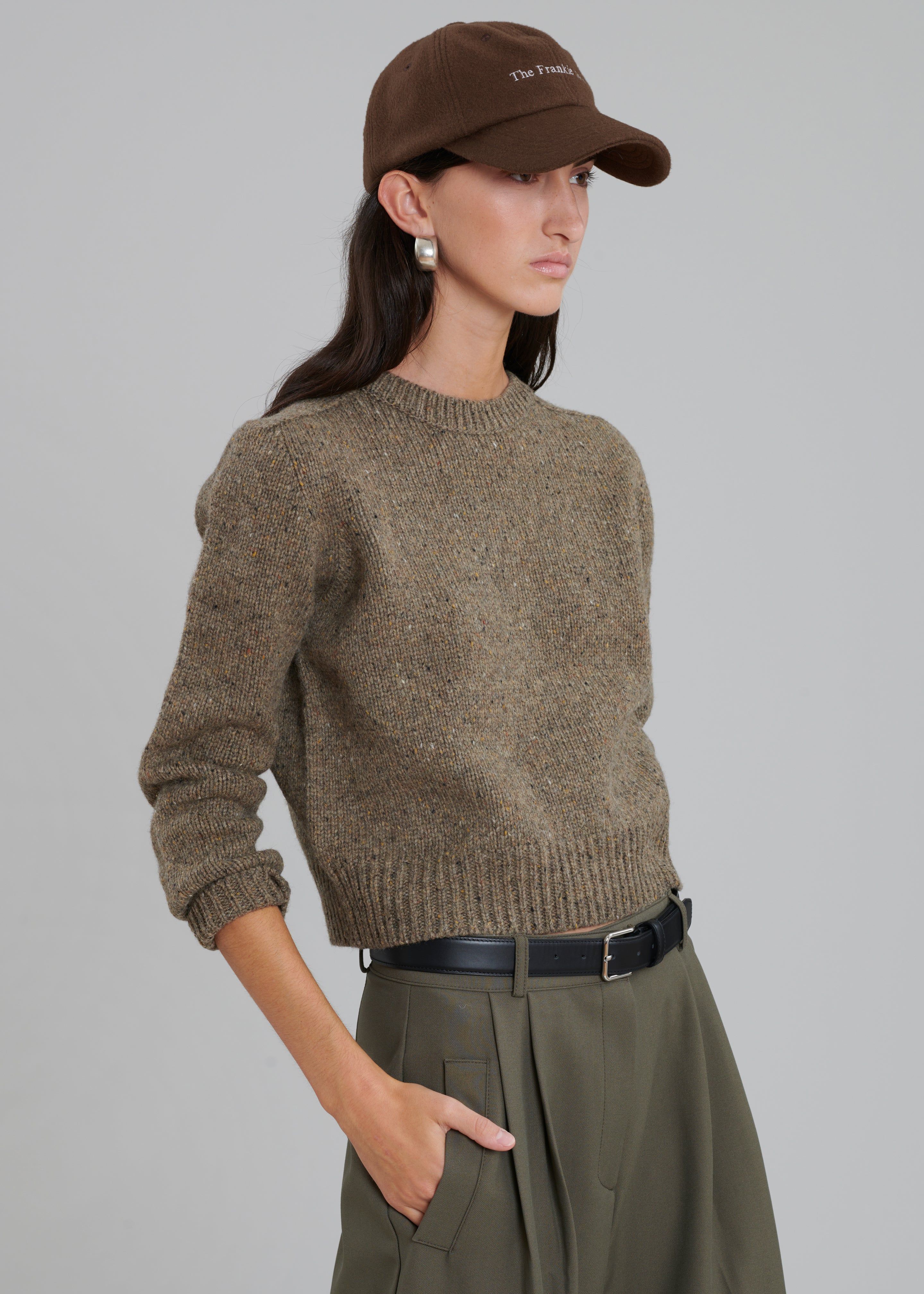 Frankie Wool Baseball Cap - Chocolate sold by Frankie Shop product image thumbnail 2