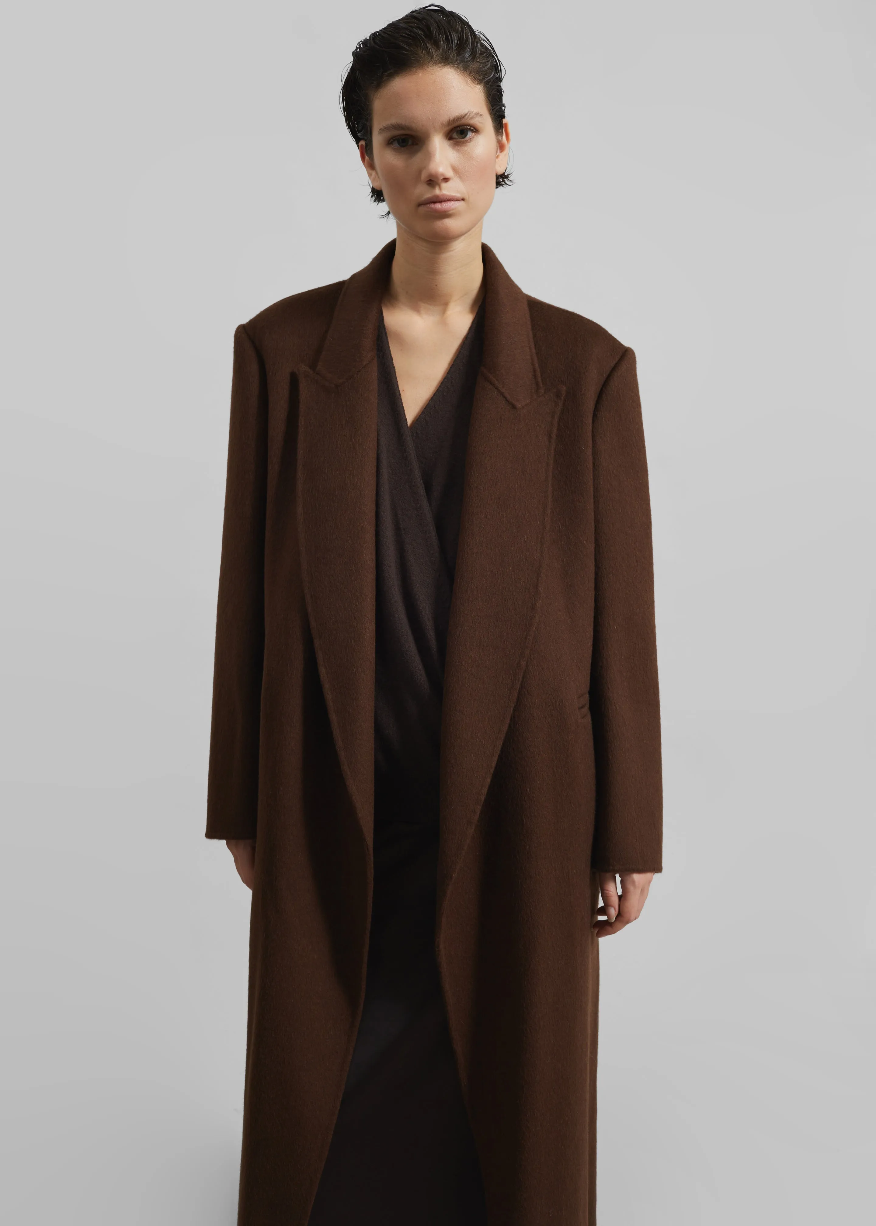 Penrose Wool Coat - Brown sold by Frankie Shop product image thumbnail 2