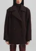 Hallen Double Breasted Wool Coat - Brown sold by Frankie Shop