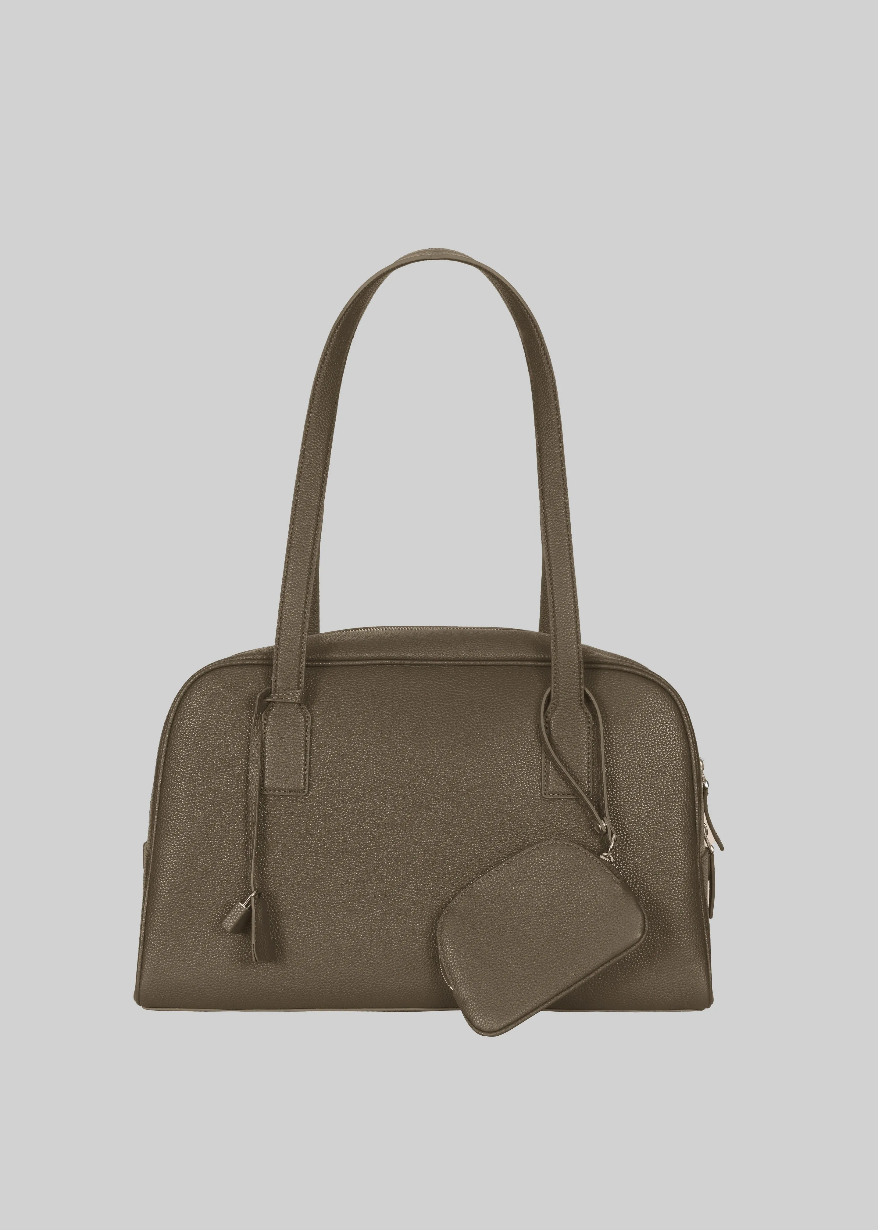 Noho Leather Shoulder Bag - Taupe sold by Frankie Shop product image thumbnail 3