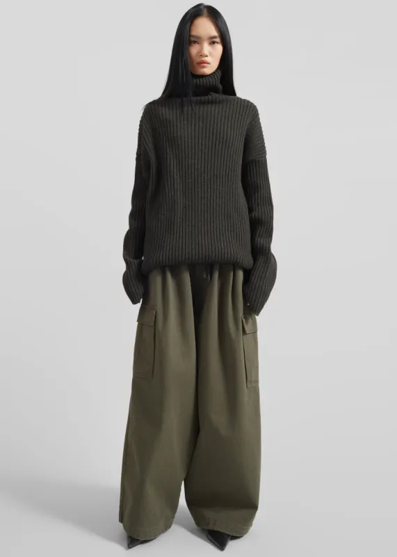 Wandle Cargo Pants - Khaki sold by Frankie Shop