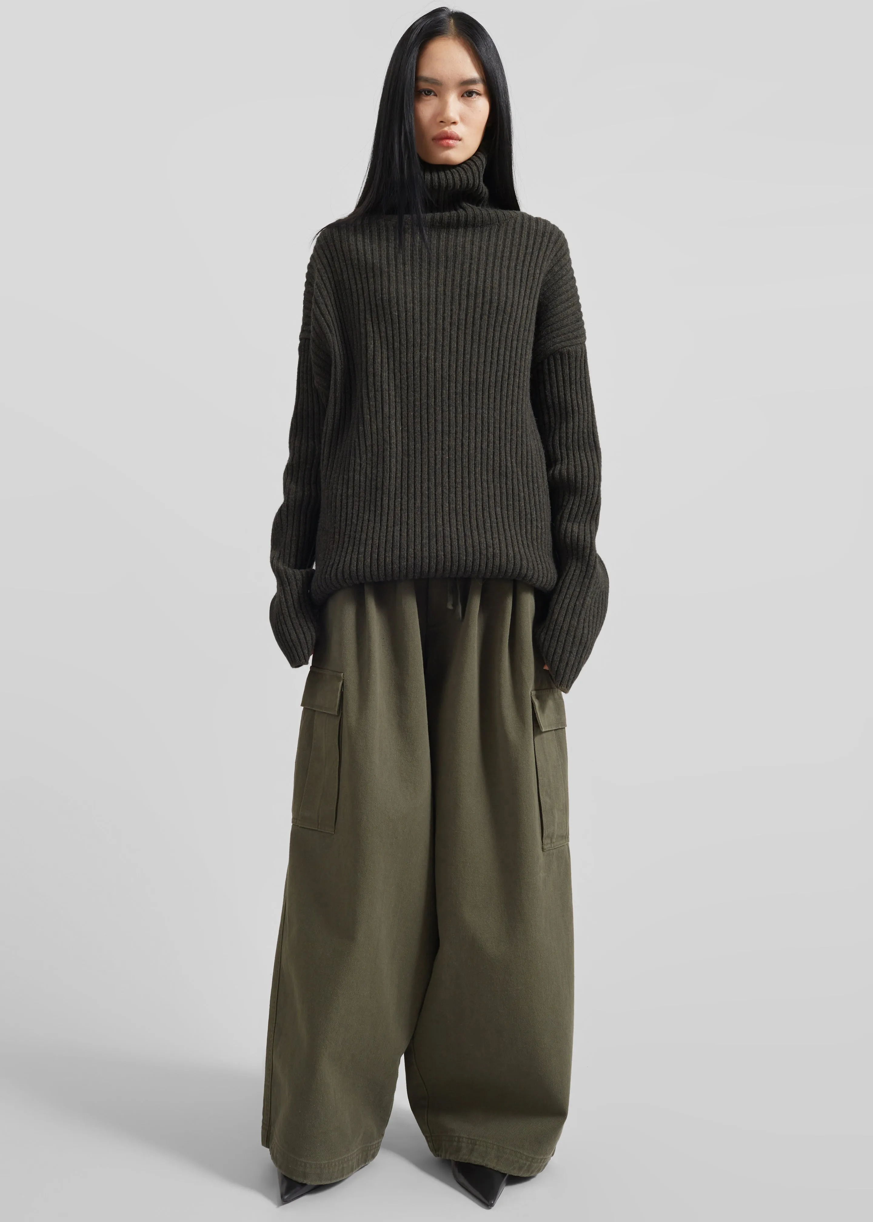 Wandle Cargo Pants - Khaki sold by Frankie Shop