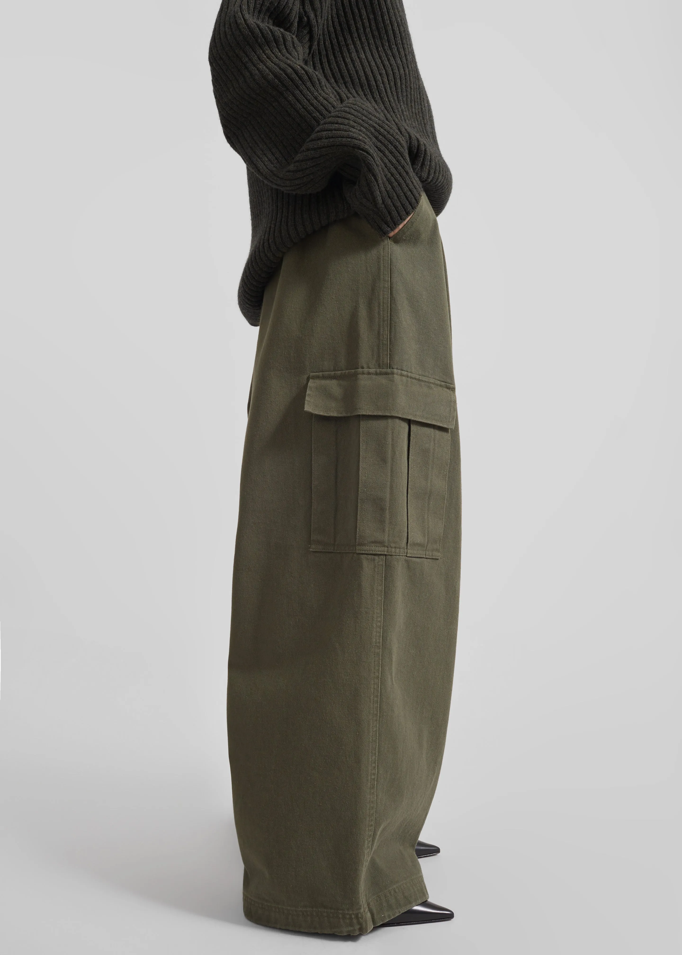 Wandle Cargo Pants - Khaki sold by Frankie Shop product image thumbnail 4
