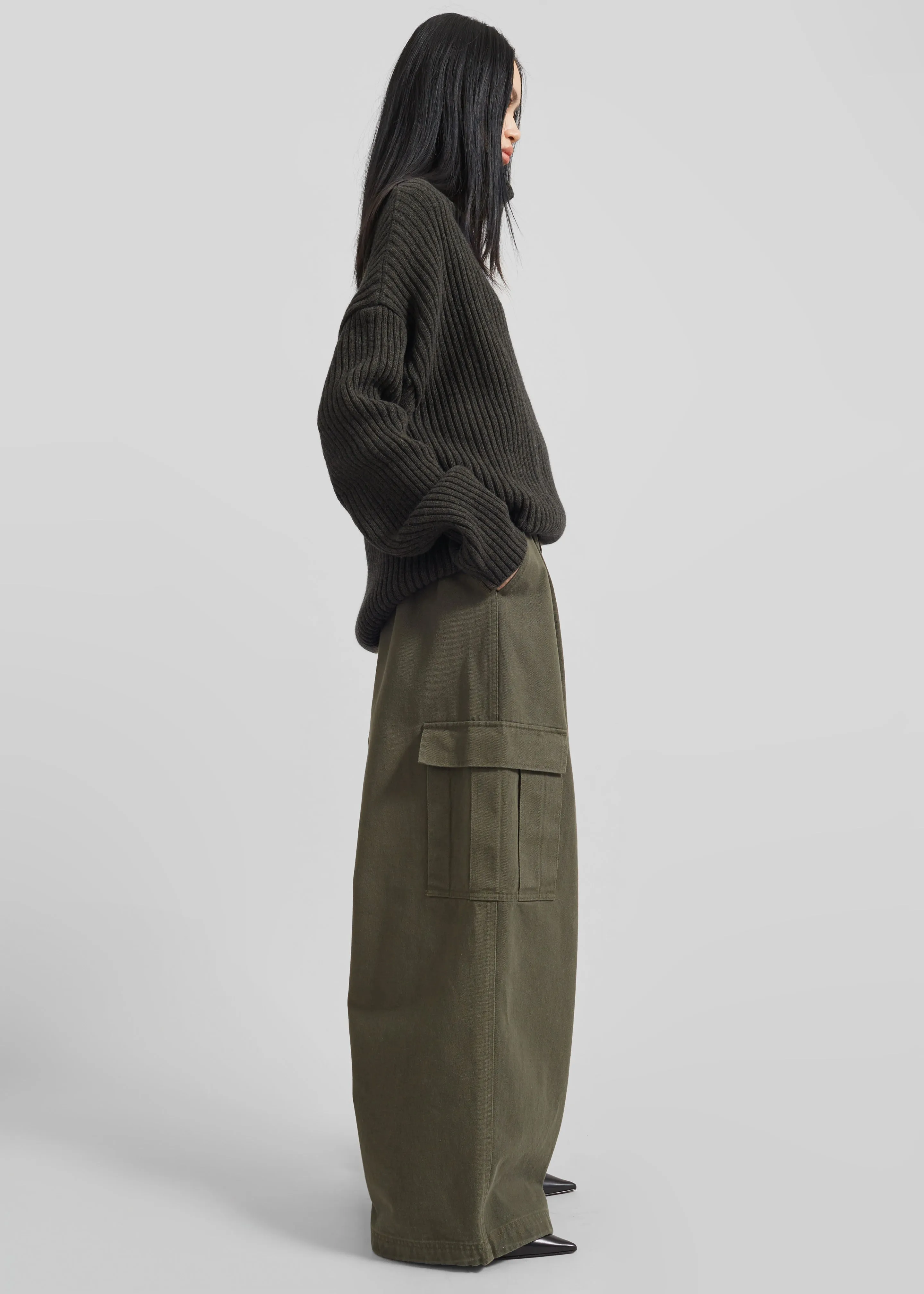 Wandle Cargo Pants - Khaki sold by Frankie Shop product image thumbnail 2