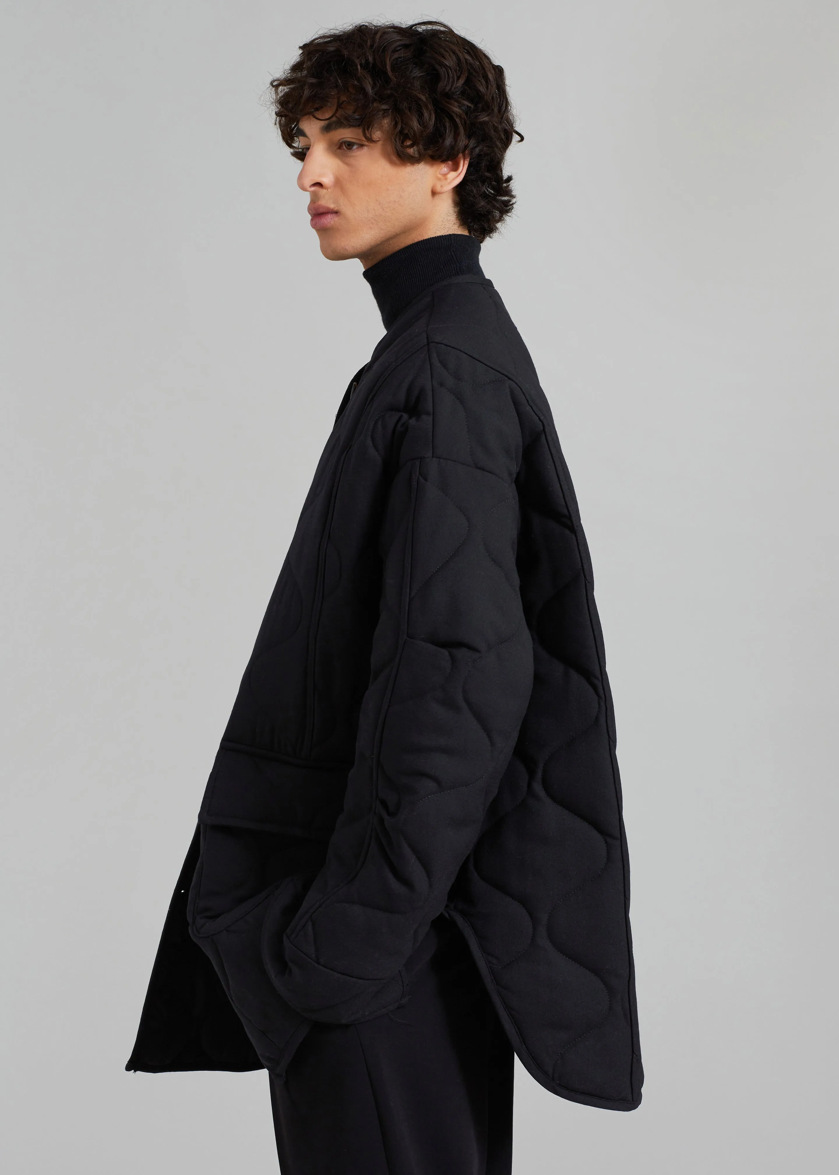 Ted Quilted Jacket - Black sold by Frankie Shop product image thumbnail 2