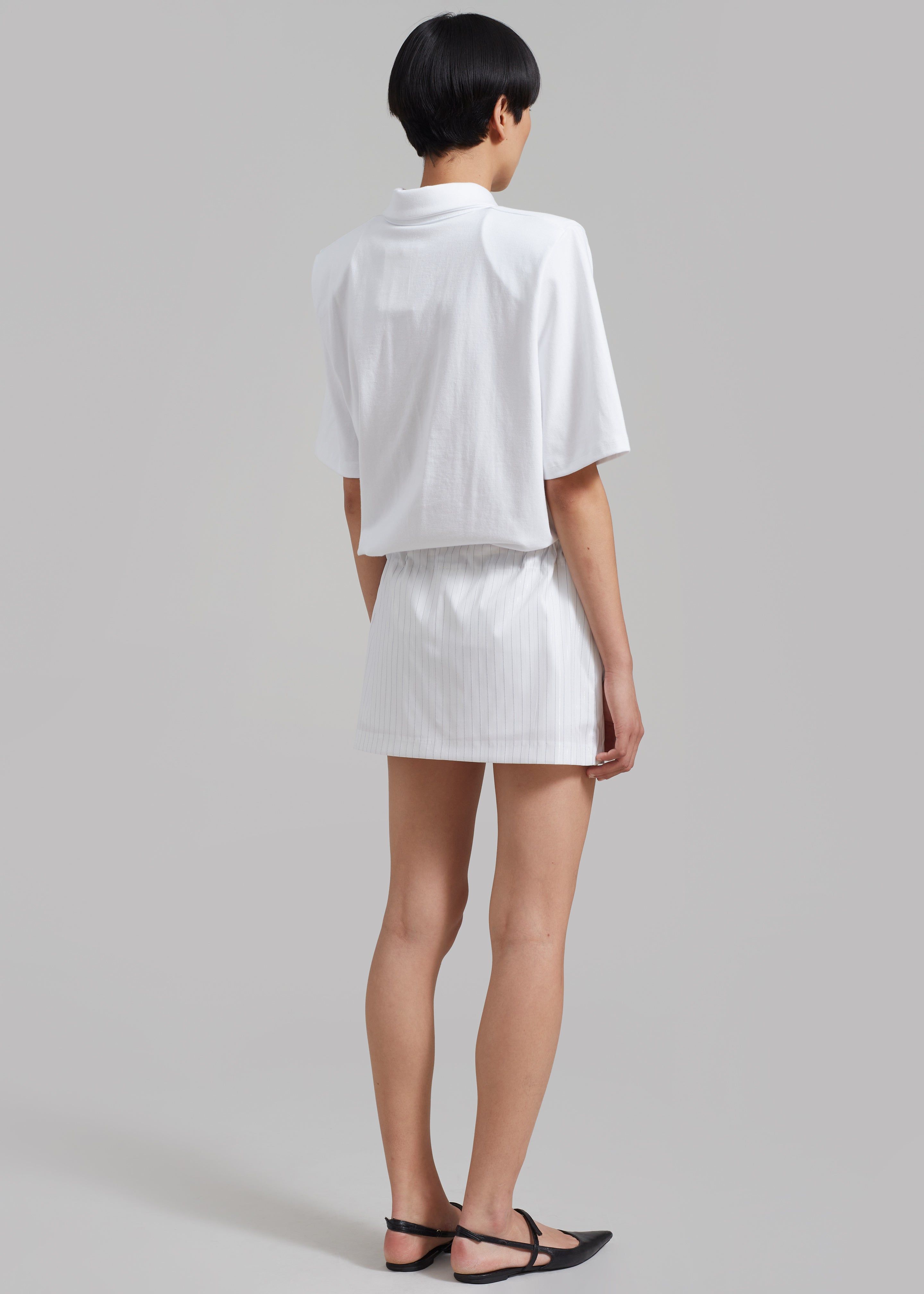 Kinsley Skort - White Stripe sold by Frankie Shop product image thumbnail 8