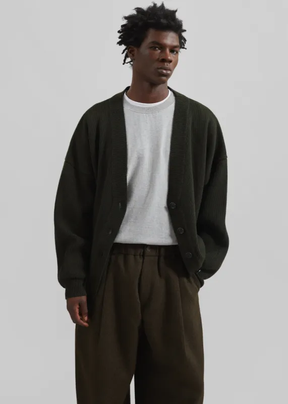 Ledbury Cardigan - Khaki made by Frankie Shop