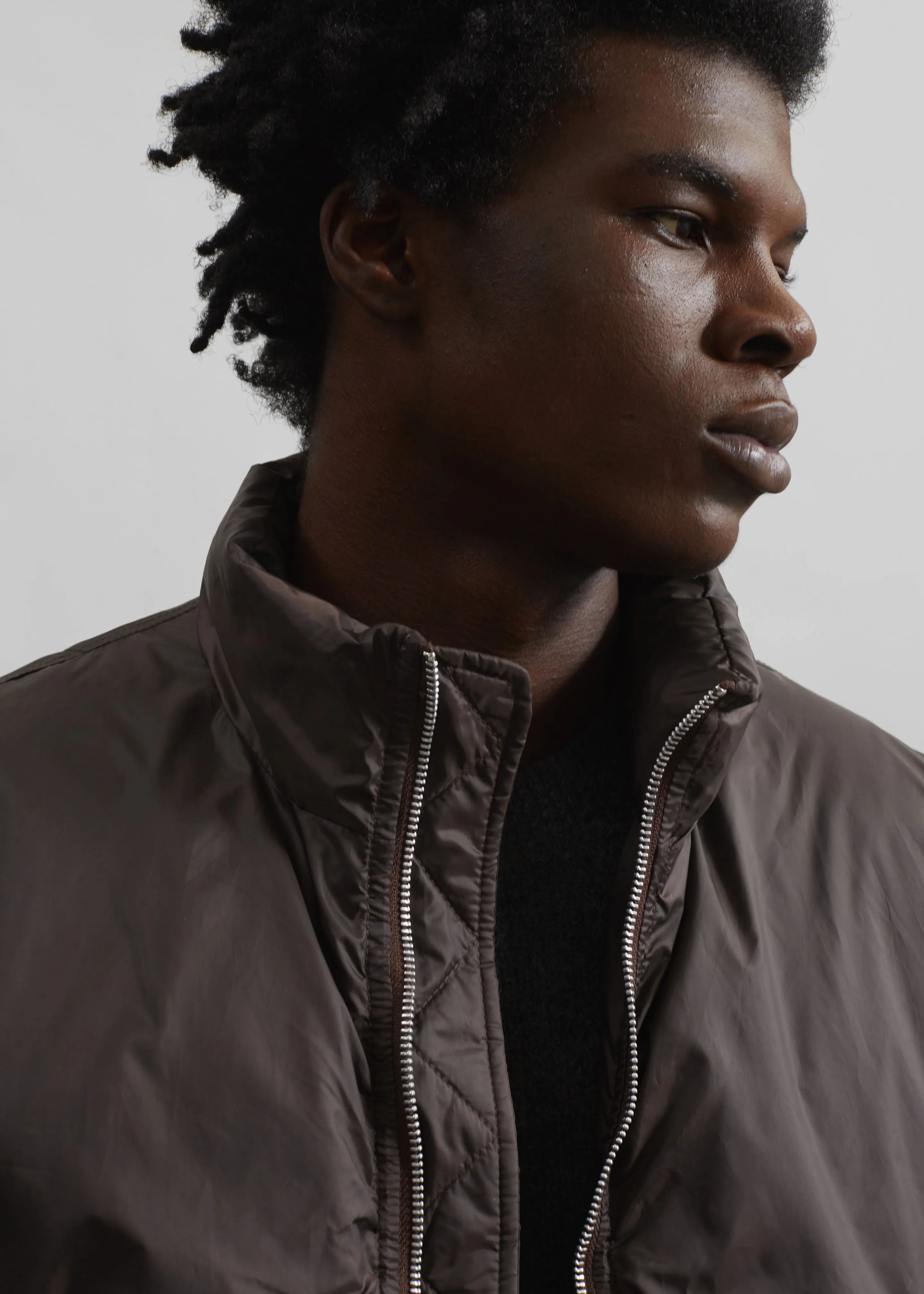 Delft Padded Bomber Jacket - Brown sold by Frankie Shop product image thumbnail 5