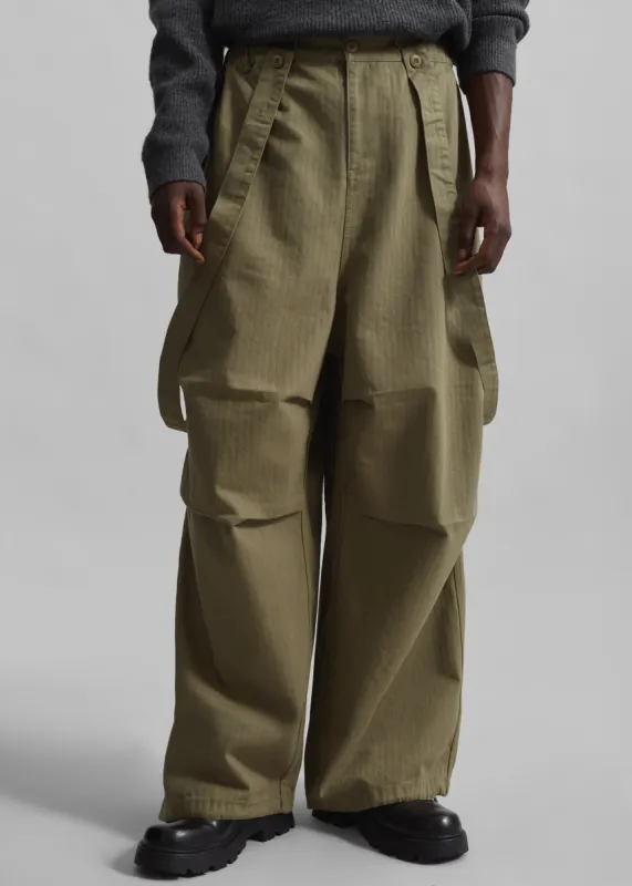 Chard Balloon Pants - Khaki sold by Frankie Shop