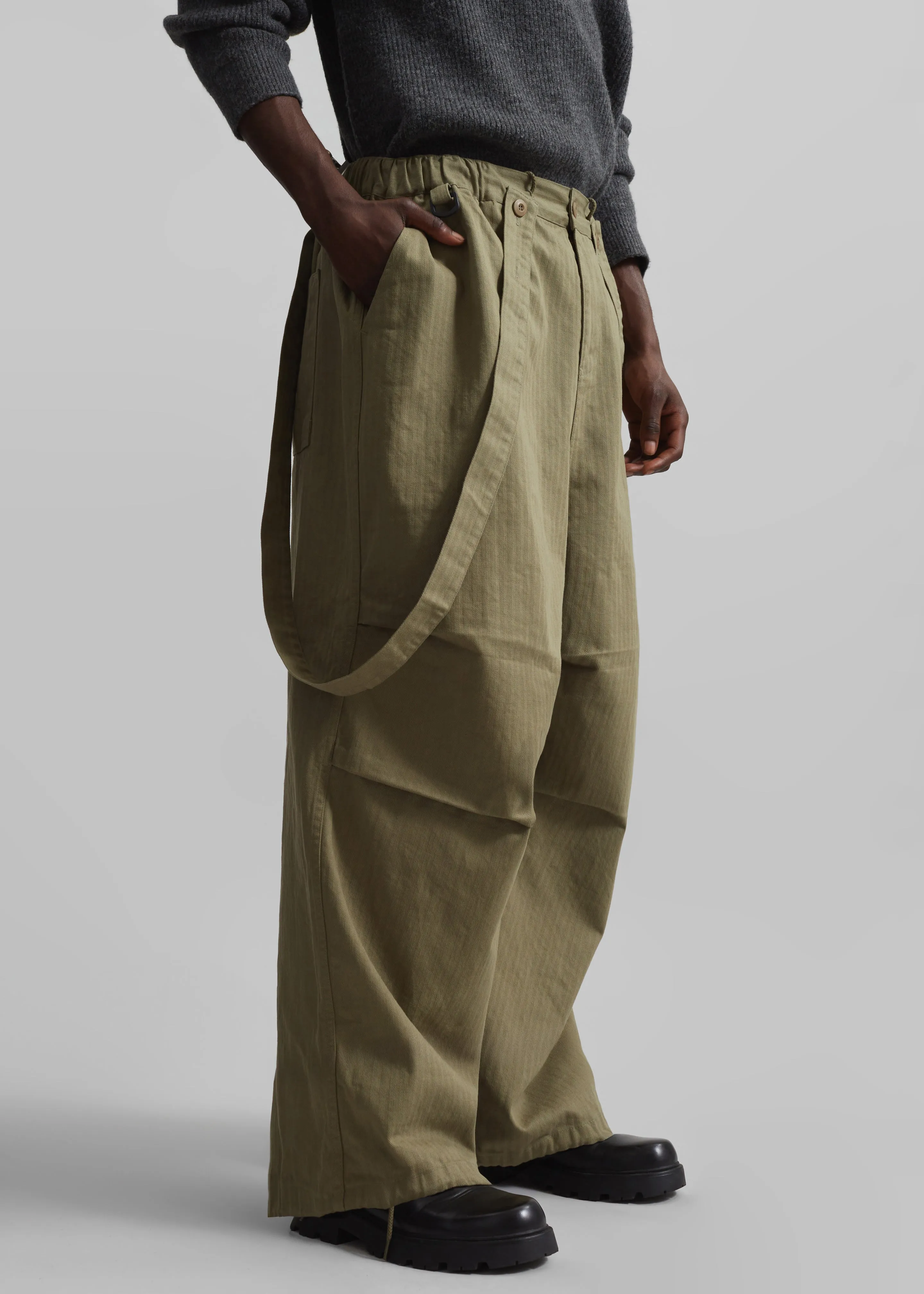 Chard Balloon Pants - Khaki sold by Frankie Shop product image thumbnail 4