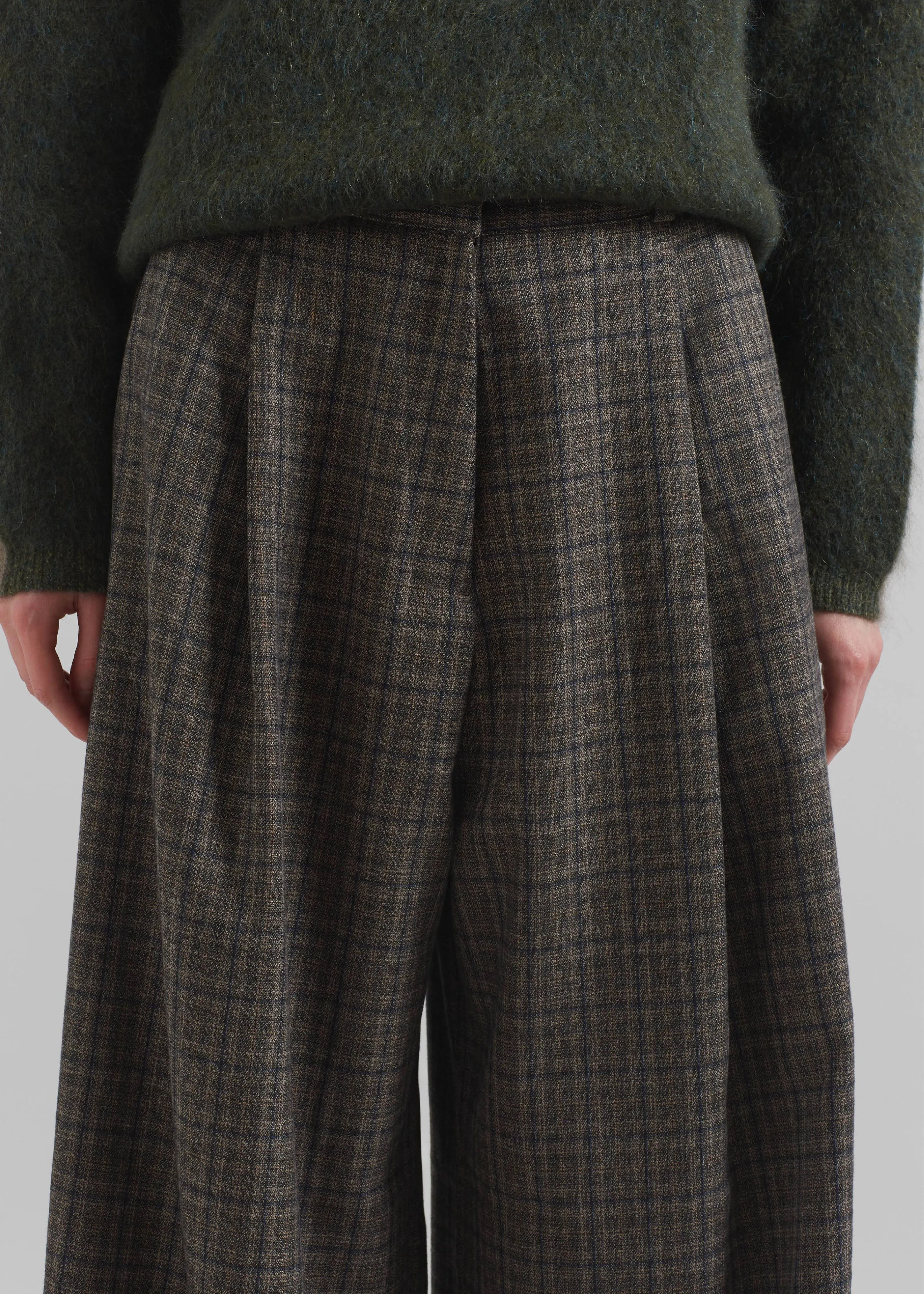 Novers Plaid Trousers - Multicolor sold by Frankie Shop product image thumbnail 3