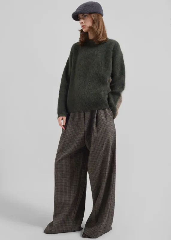 Novers Plaid Trousers - Multicolor sold by Frankie Shop
