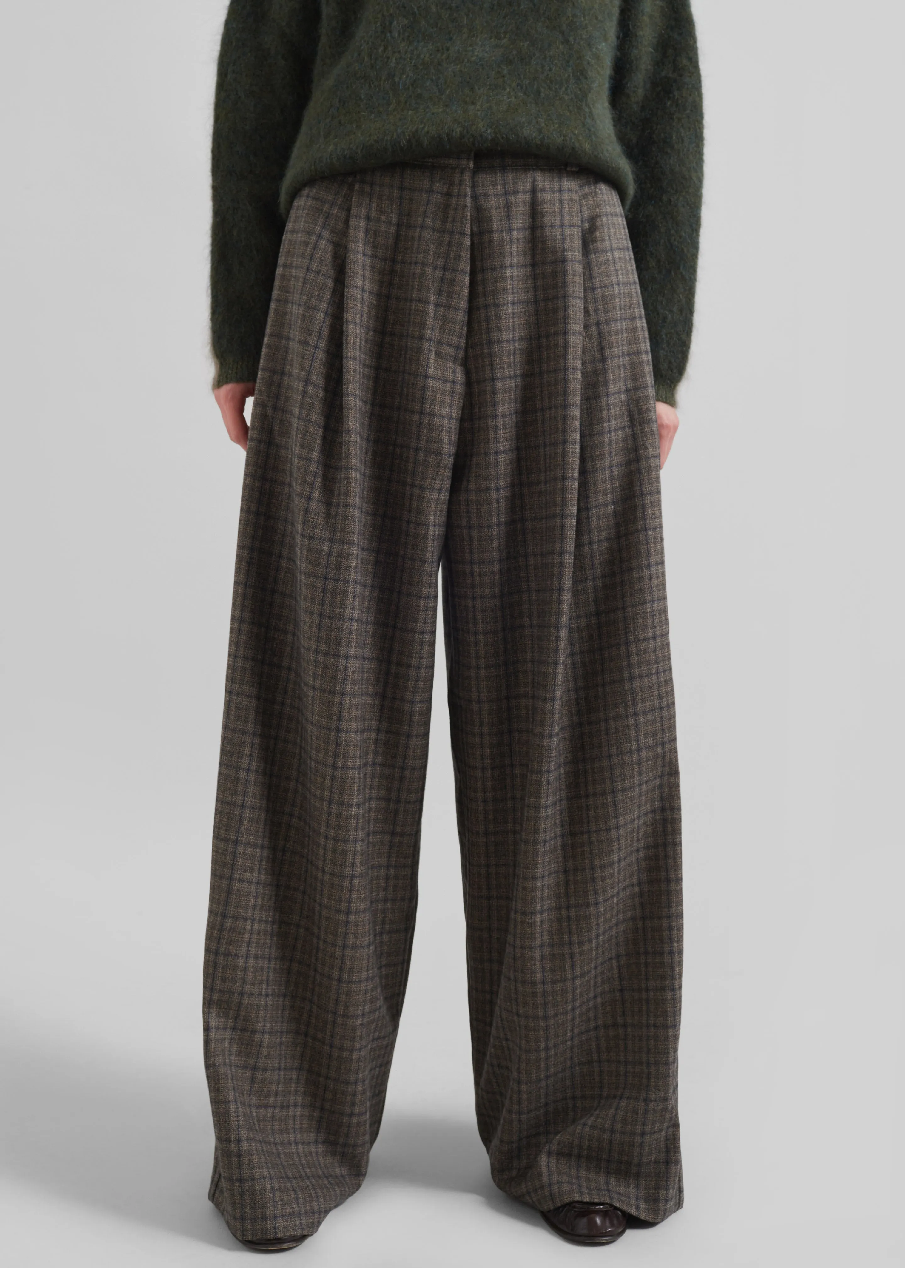 Novers Plaid Trousers - Multicolor sold by Frankie Shop product image thumbnail 2