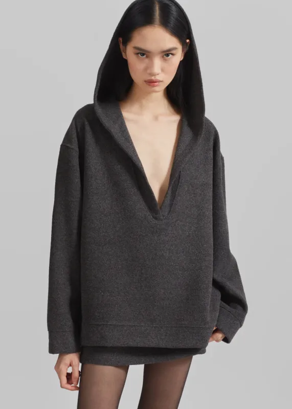 Belsay Hoodie - Charcoal made by Frankie Shop