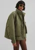 Birka Quilted Jacket - Green sold by Frankie Shop