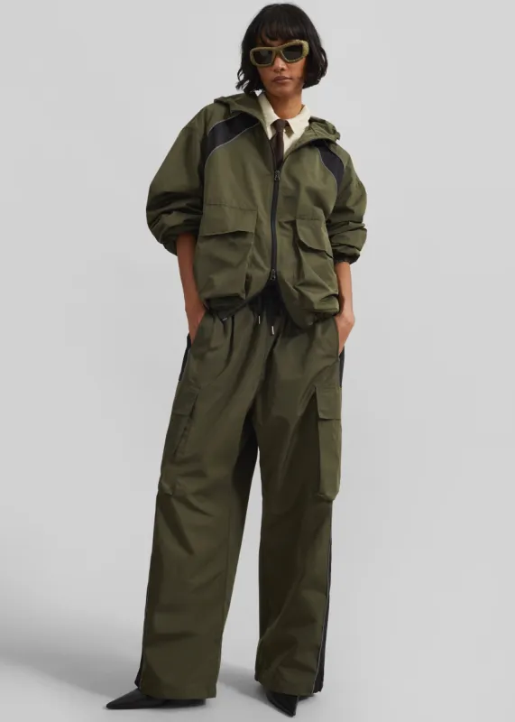 Navan Cargo Pants - Khaki sold by Frankie Shop
