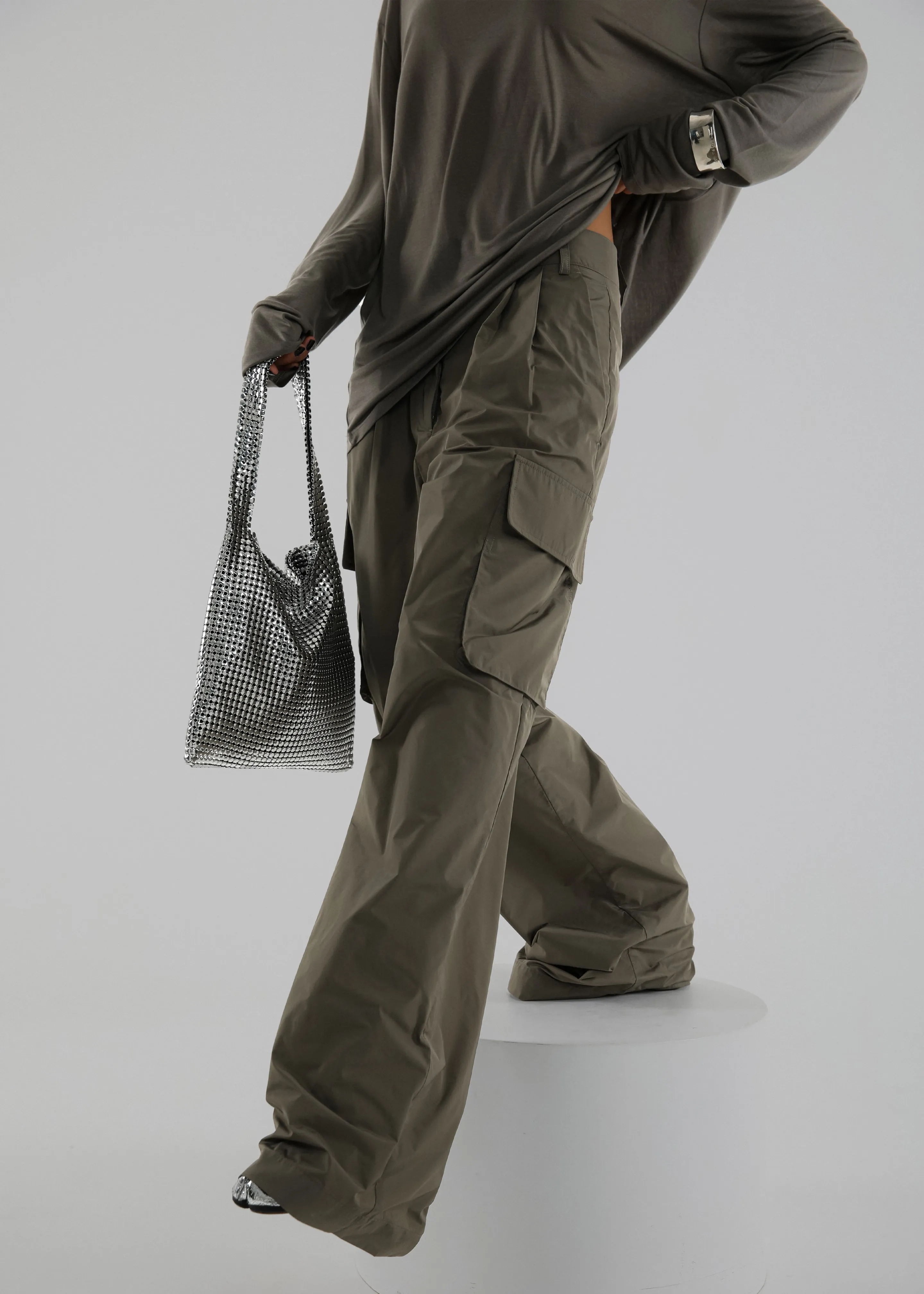 Koa Cargo Pants - Khaki sold by Frankie Shop product image thumbnail 4