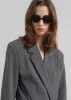Salzburg Belted Blazer - Grey sold by Frankie Shop